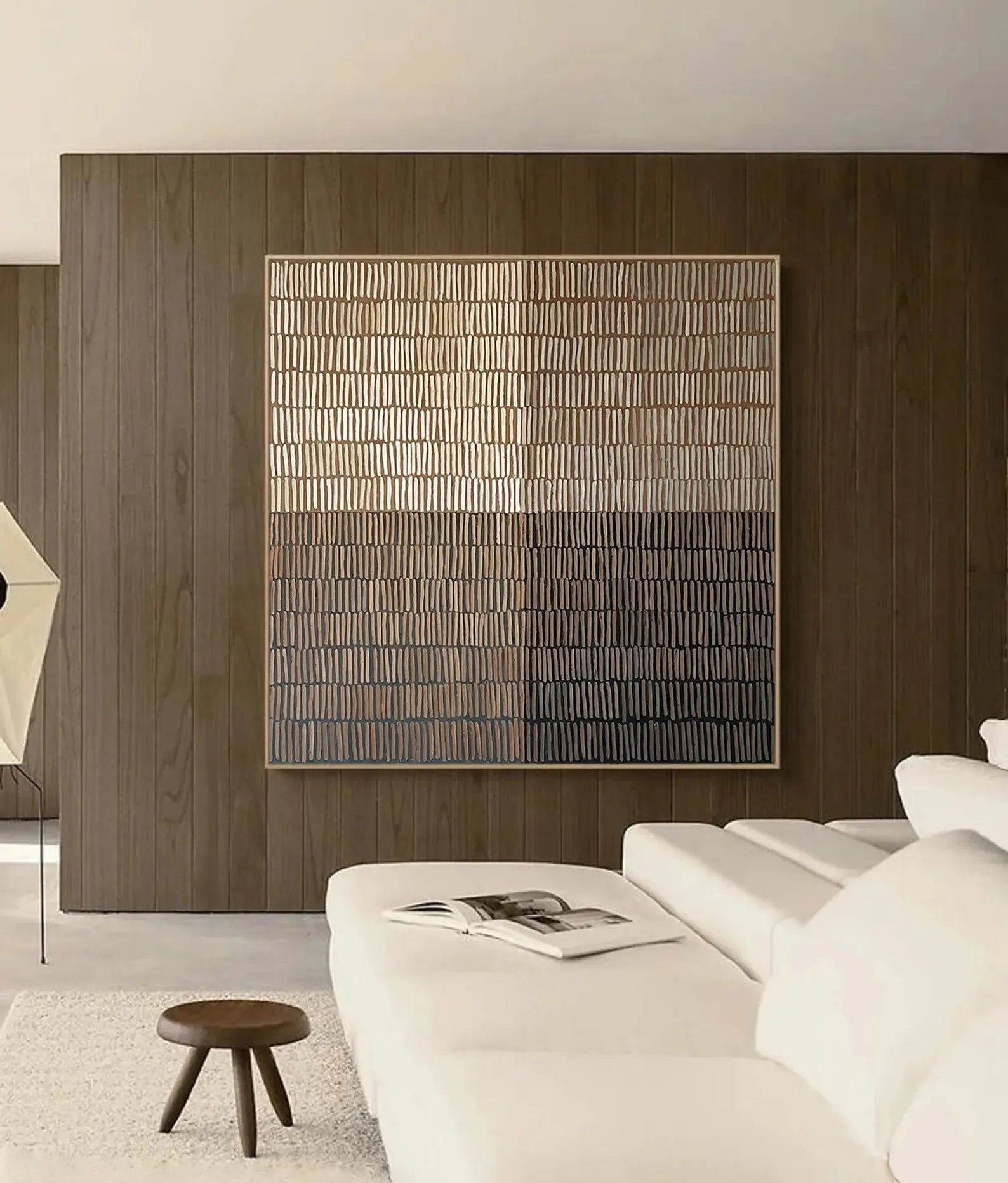 Abstract Textured Art | Modern Luxe Atmosphere