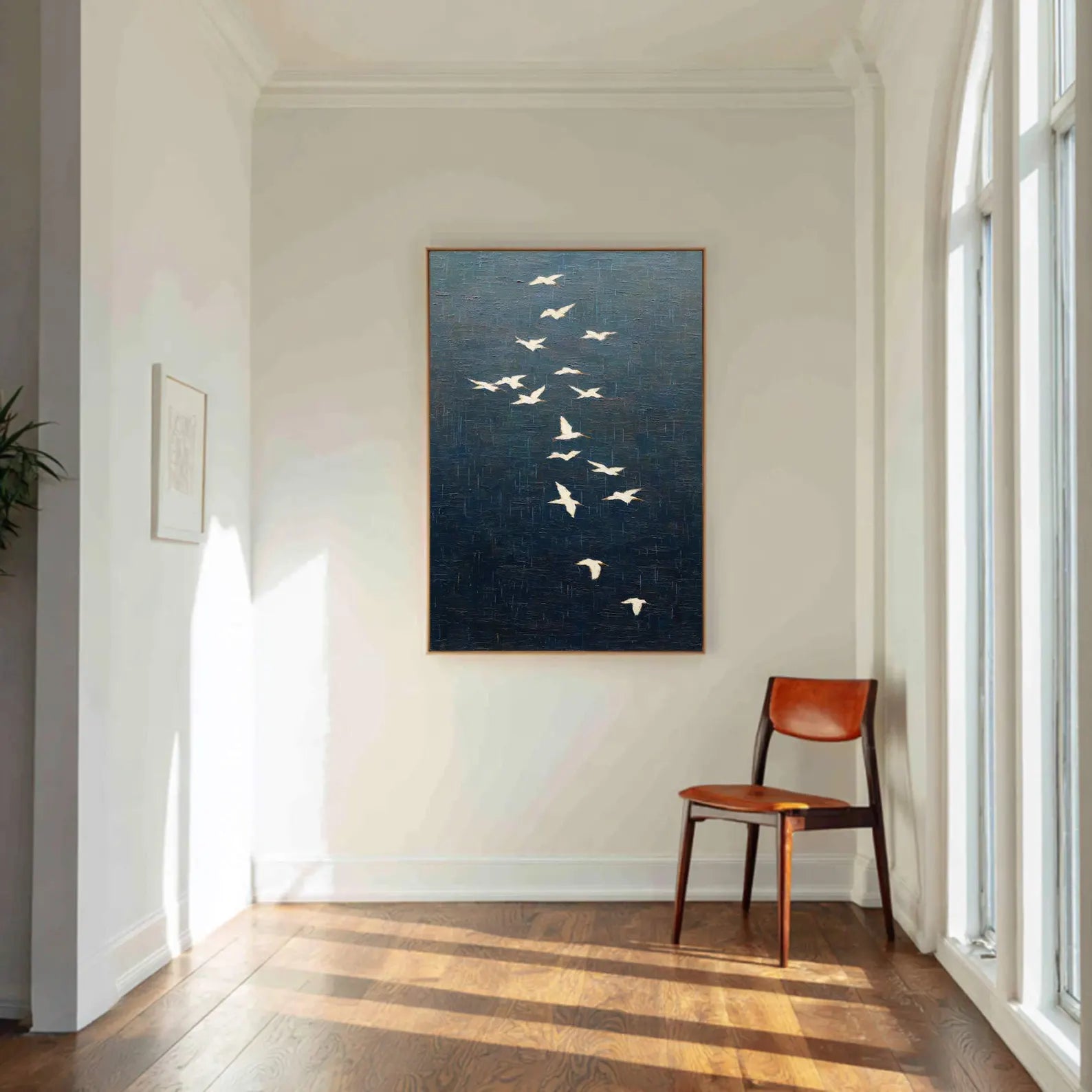 Bird Flock Art | Moody Elegant Vibe
