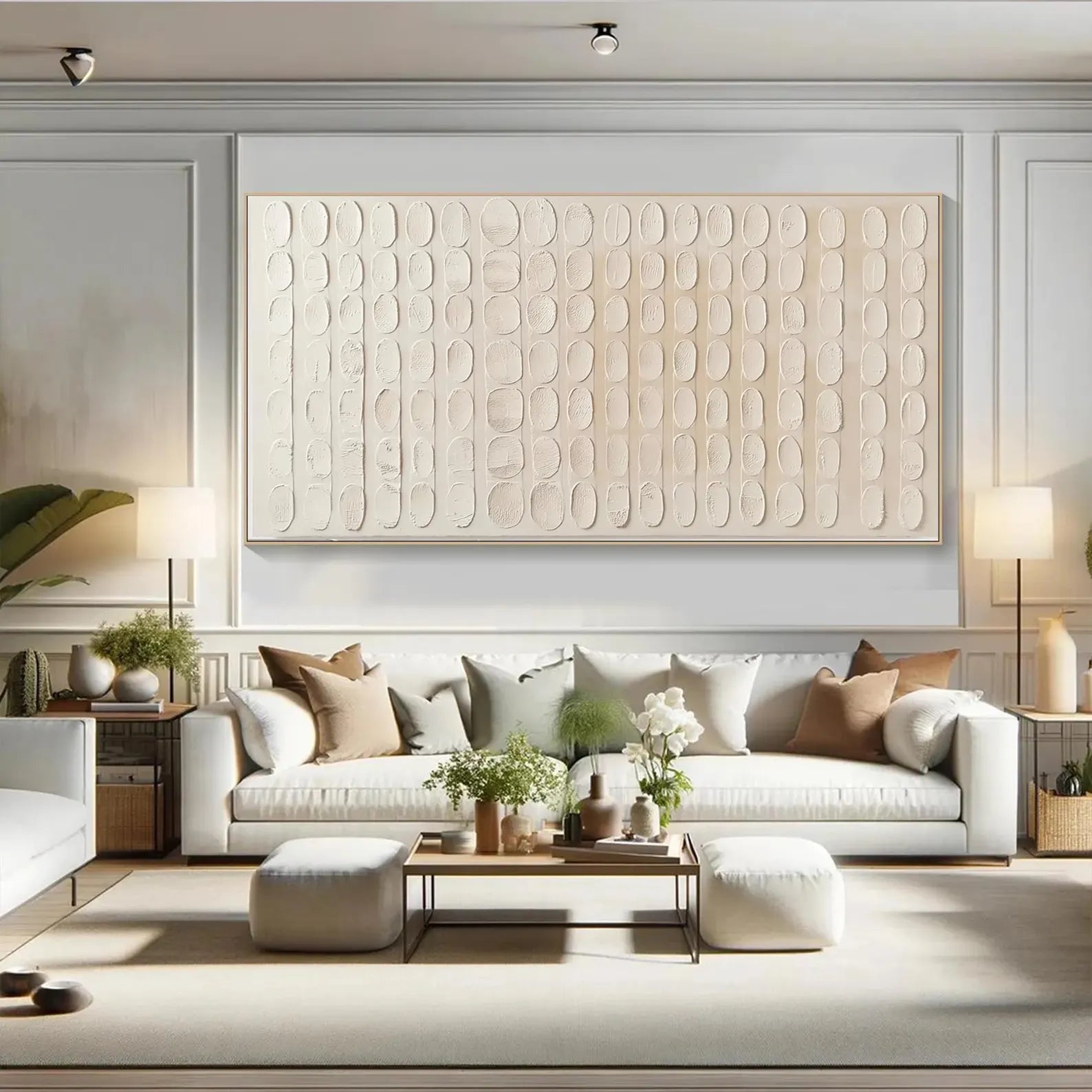 Textured Minimalist Art | Elegant Serenity