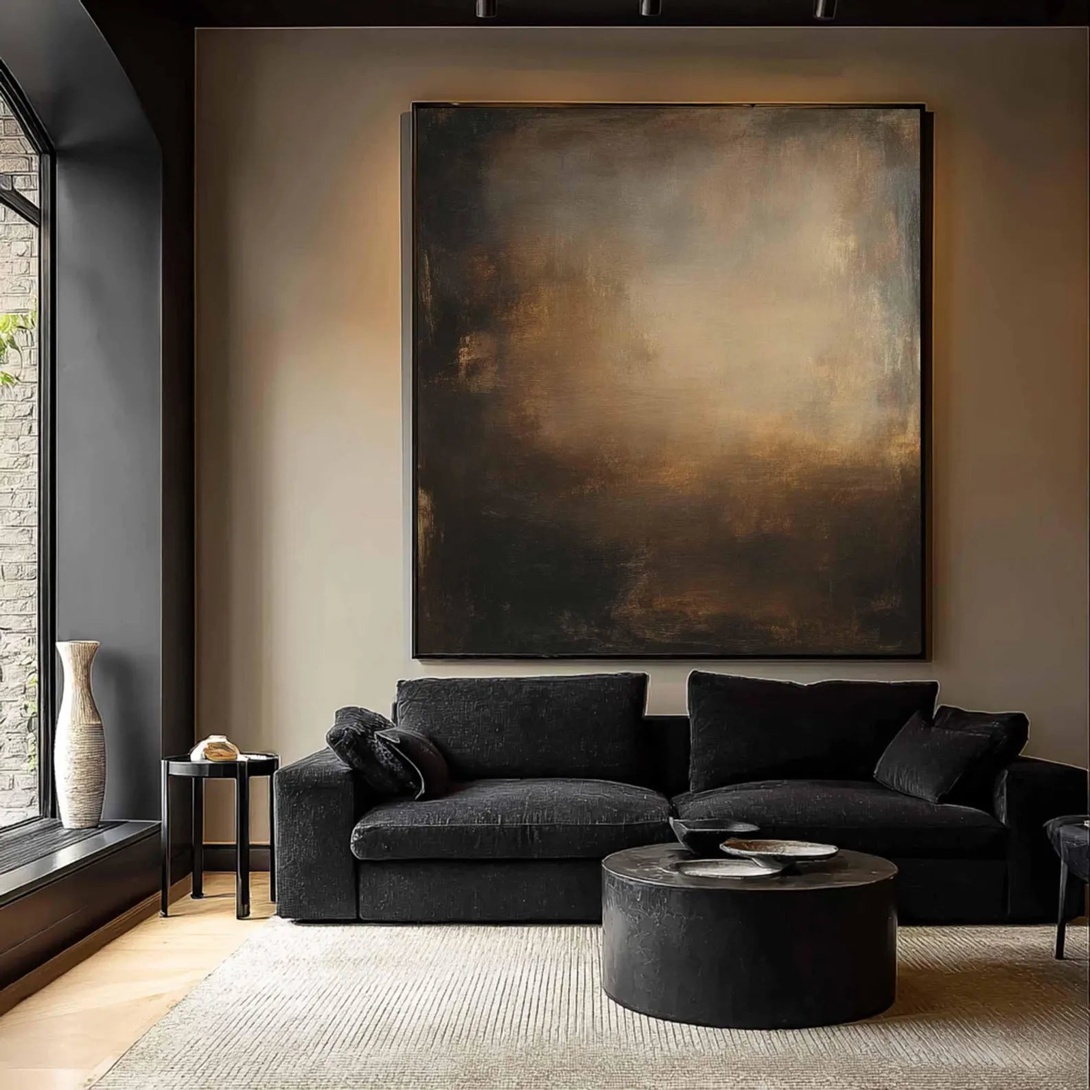 Abstract Luxe Art | Golden Calm