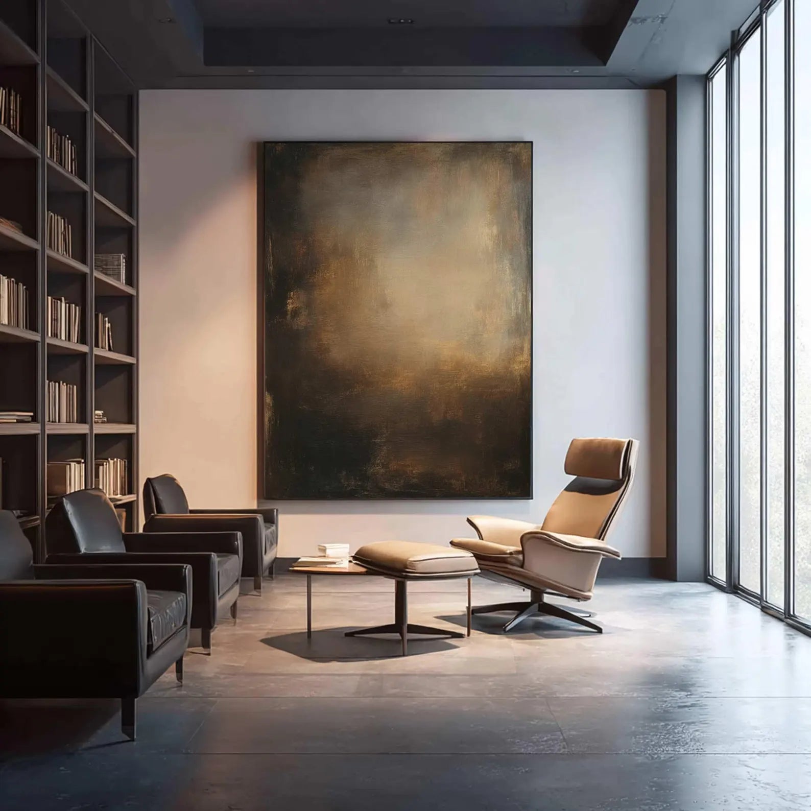 Abstract Luxe Art | Golden Calm