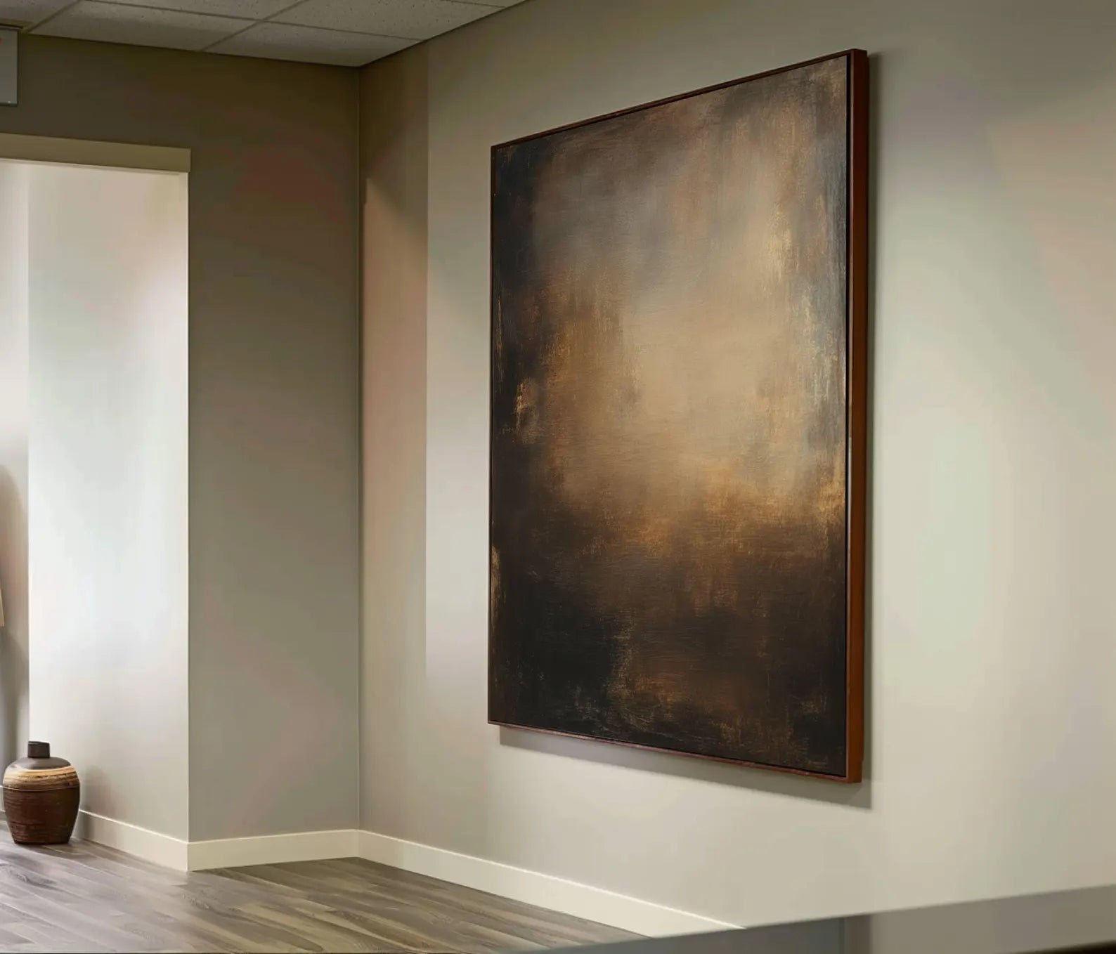 Abstract Luxe Art | Golden Calm