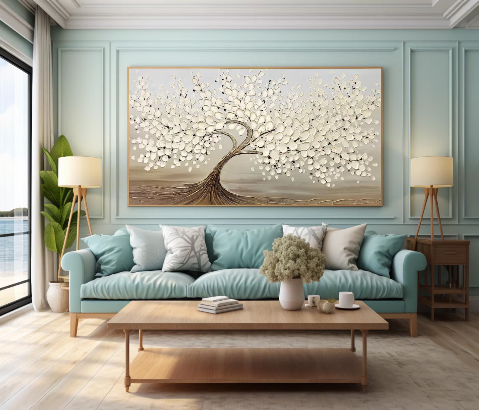 Textured Arbor Elegance | Beige Canopy