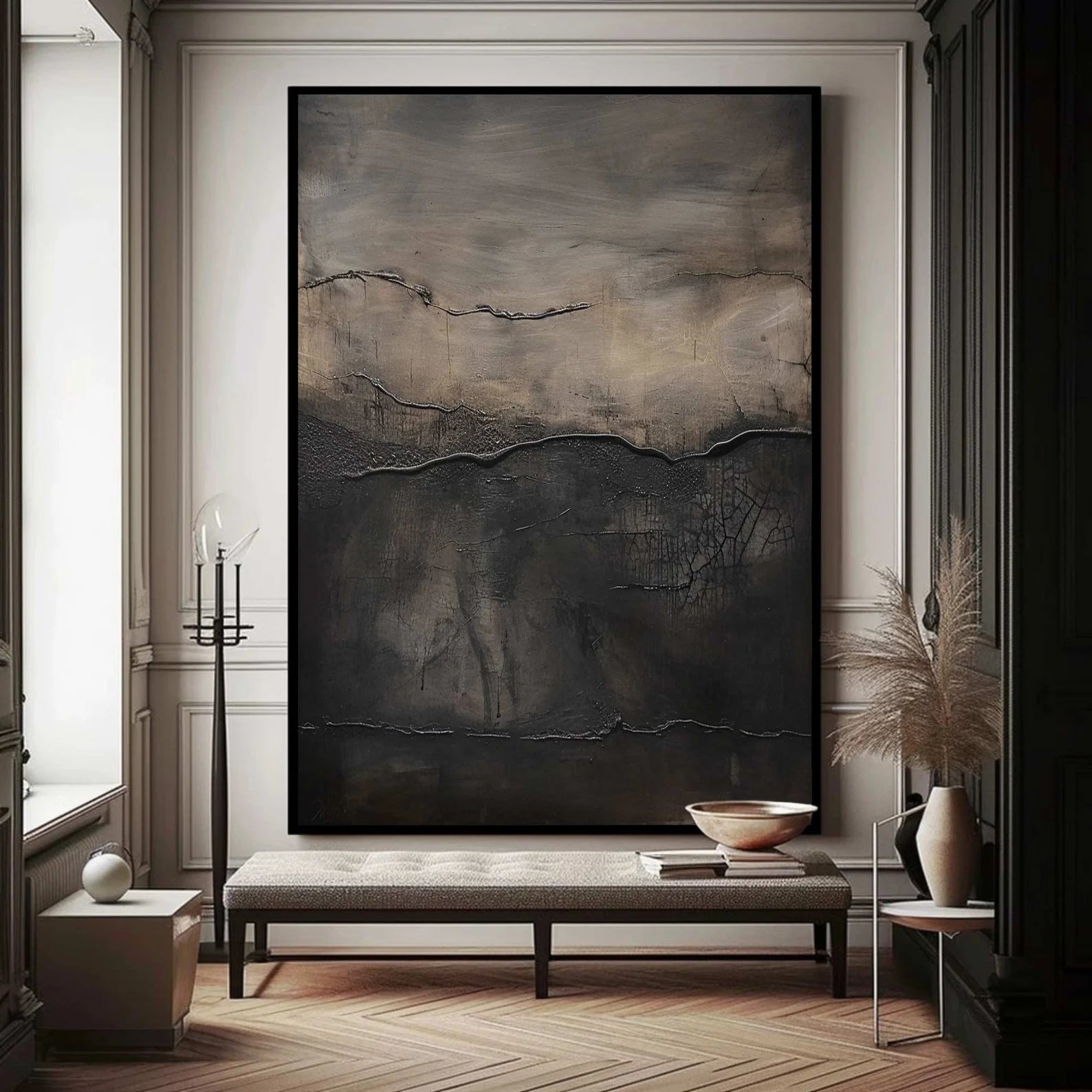 Textured Abstract Art | Moody Depth