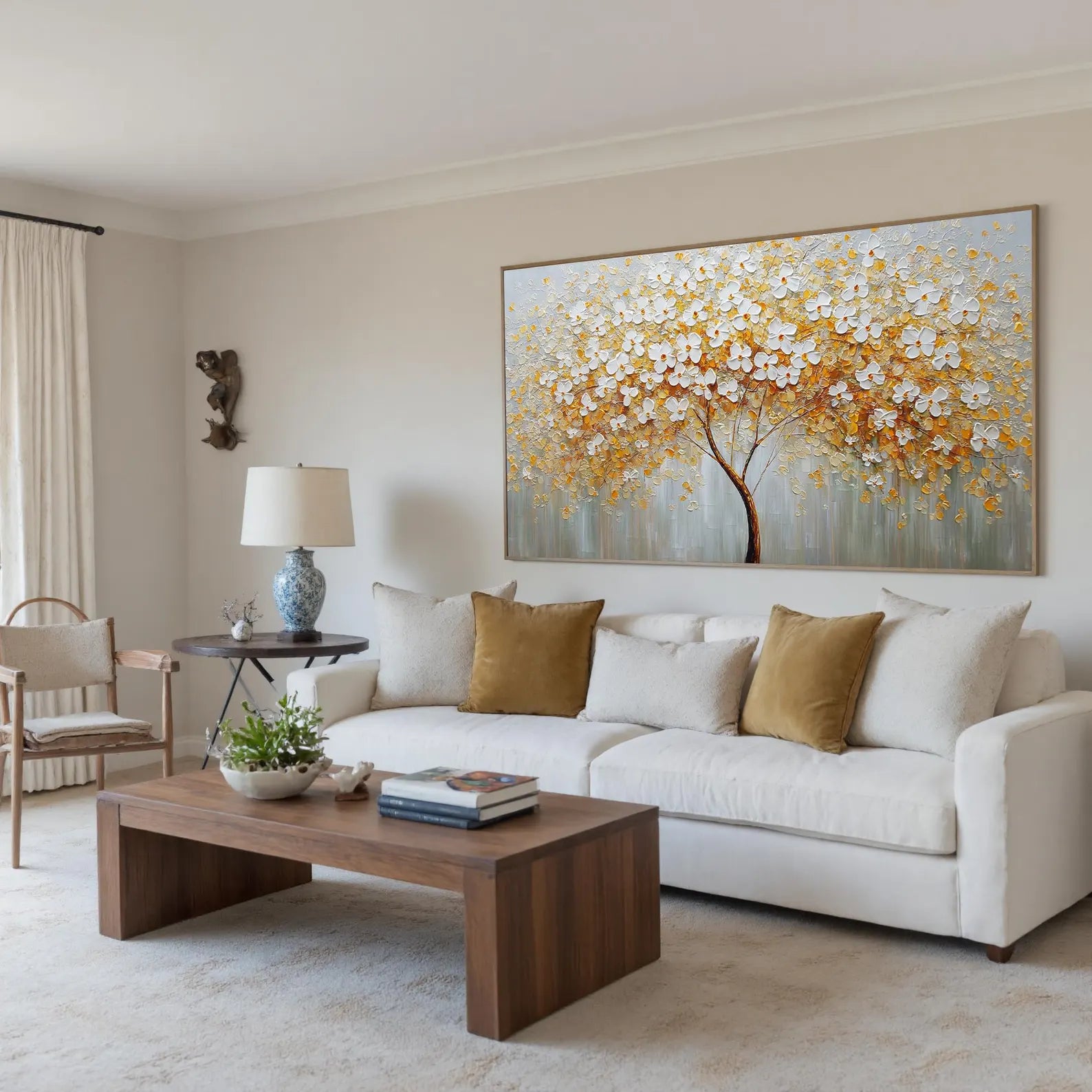 Textured Blossom Opulence | Gilded Canopy