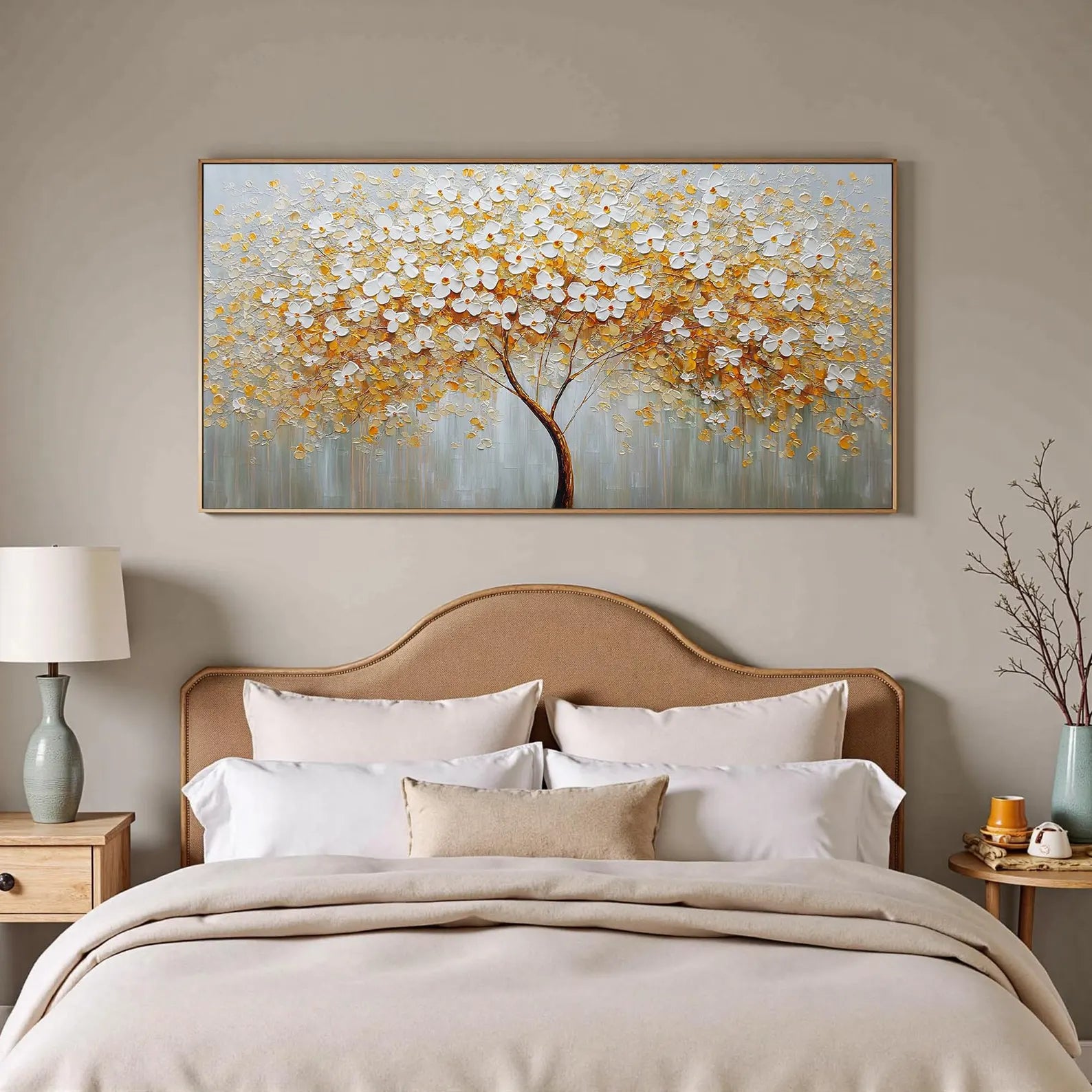 Textured Blossom Opulence | Gilded Canopy