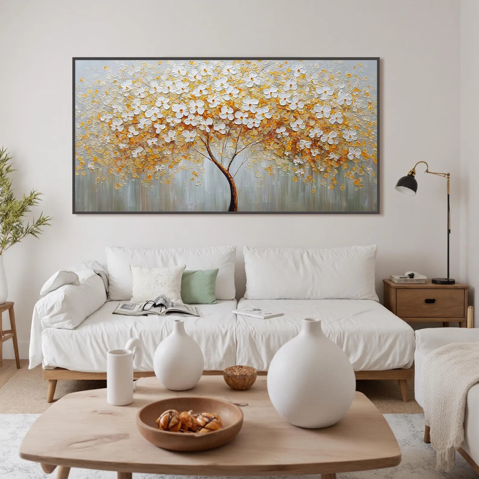 Textured Blossom Opulence | Gilded Canopy