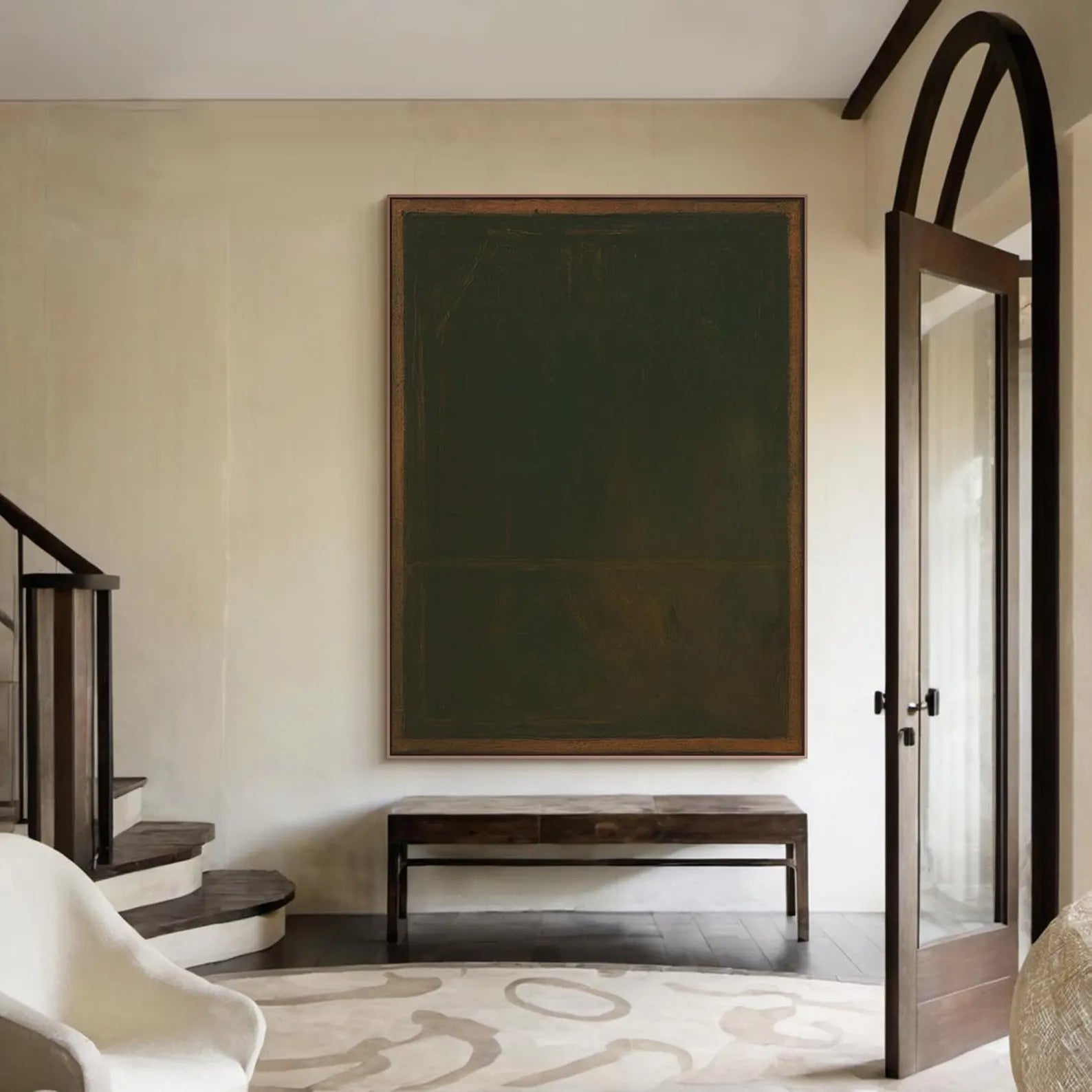 Textured Moody Depth | Green Rhythm