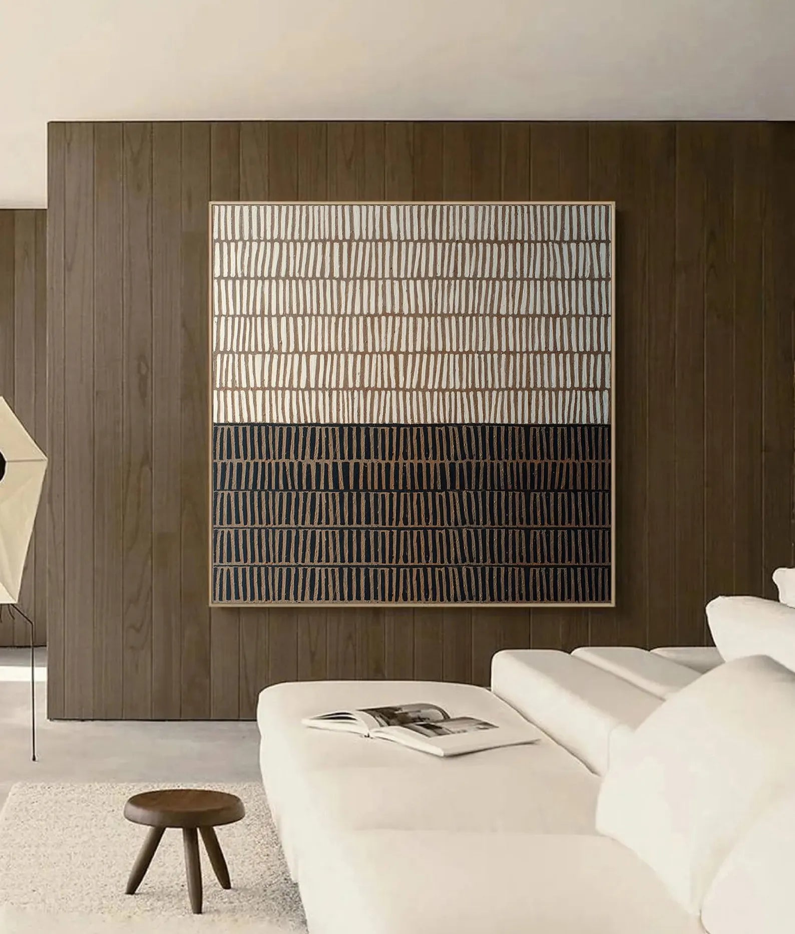 Textured Stripes Art | Sophisticated Ease