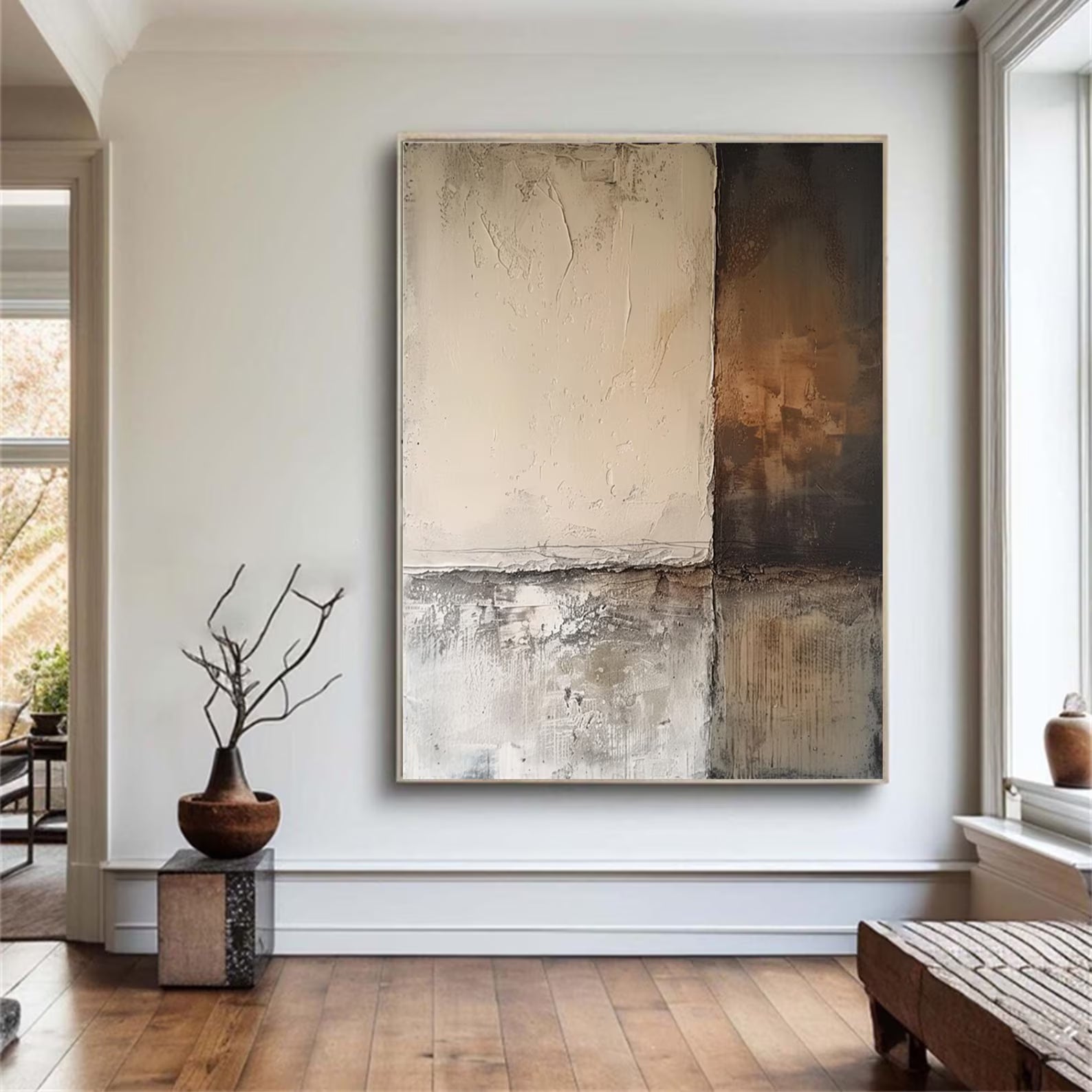 Textured Neutral Abstract | Artistic Luxe