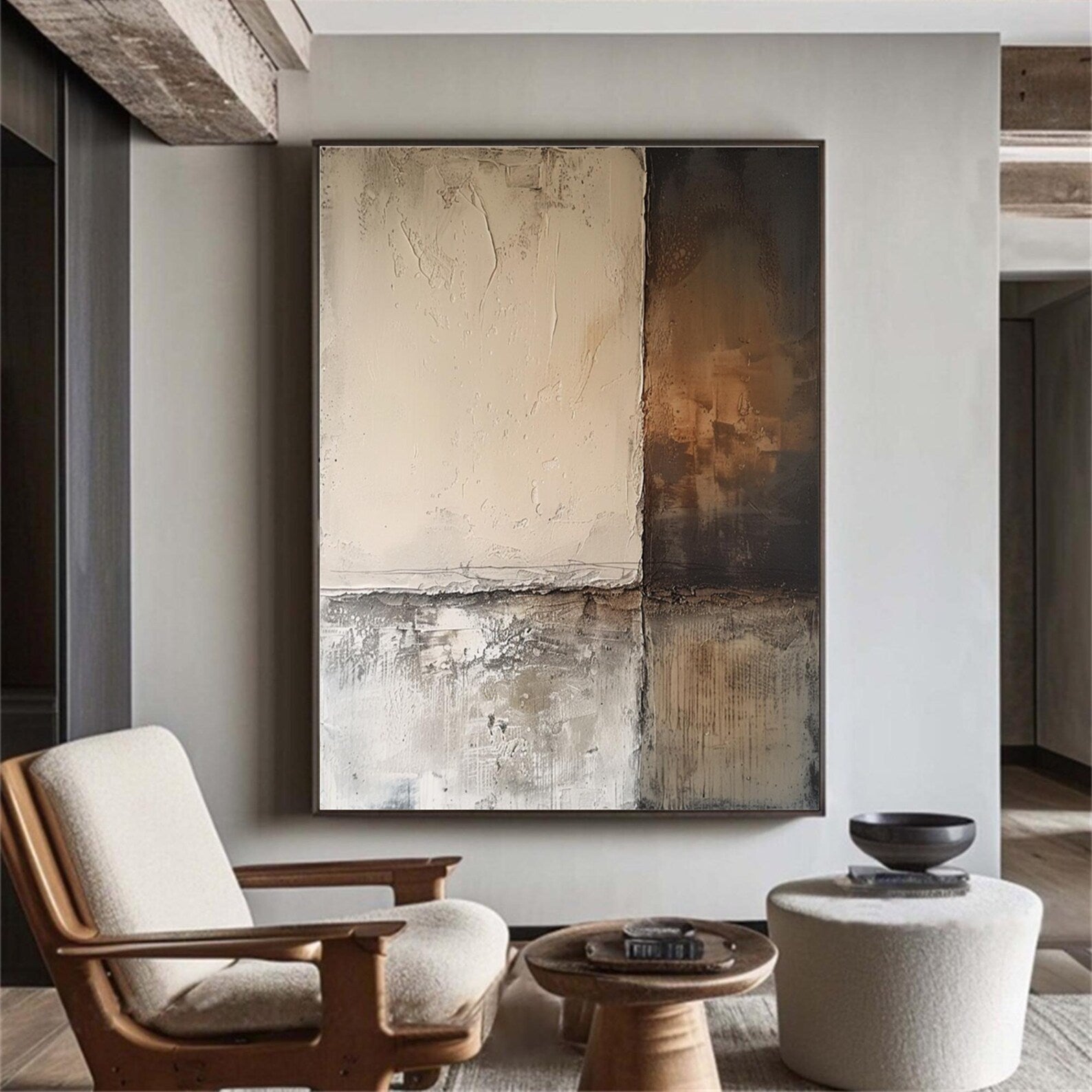 Textured Neutral Abstract | Artistic Luxe