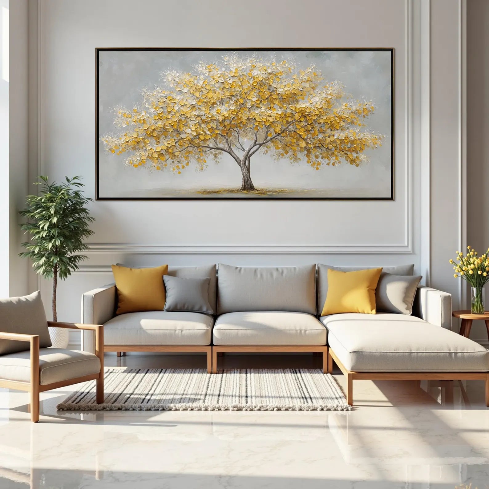 Textured Arbor Opulence | Golden Canopy