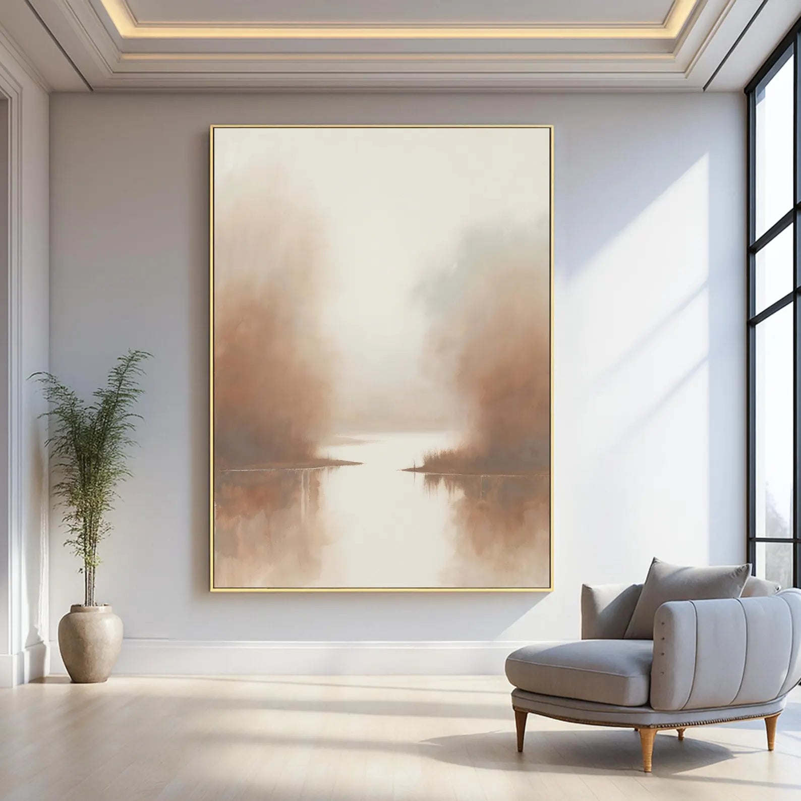 Textured Ethereal Waters | Warm Beige