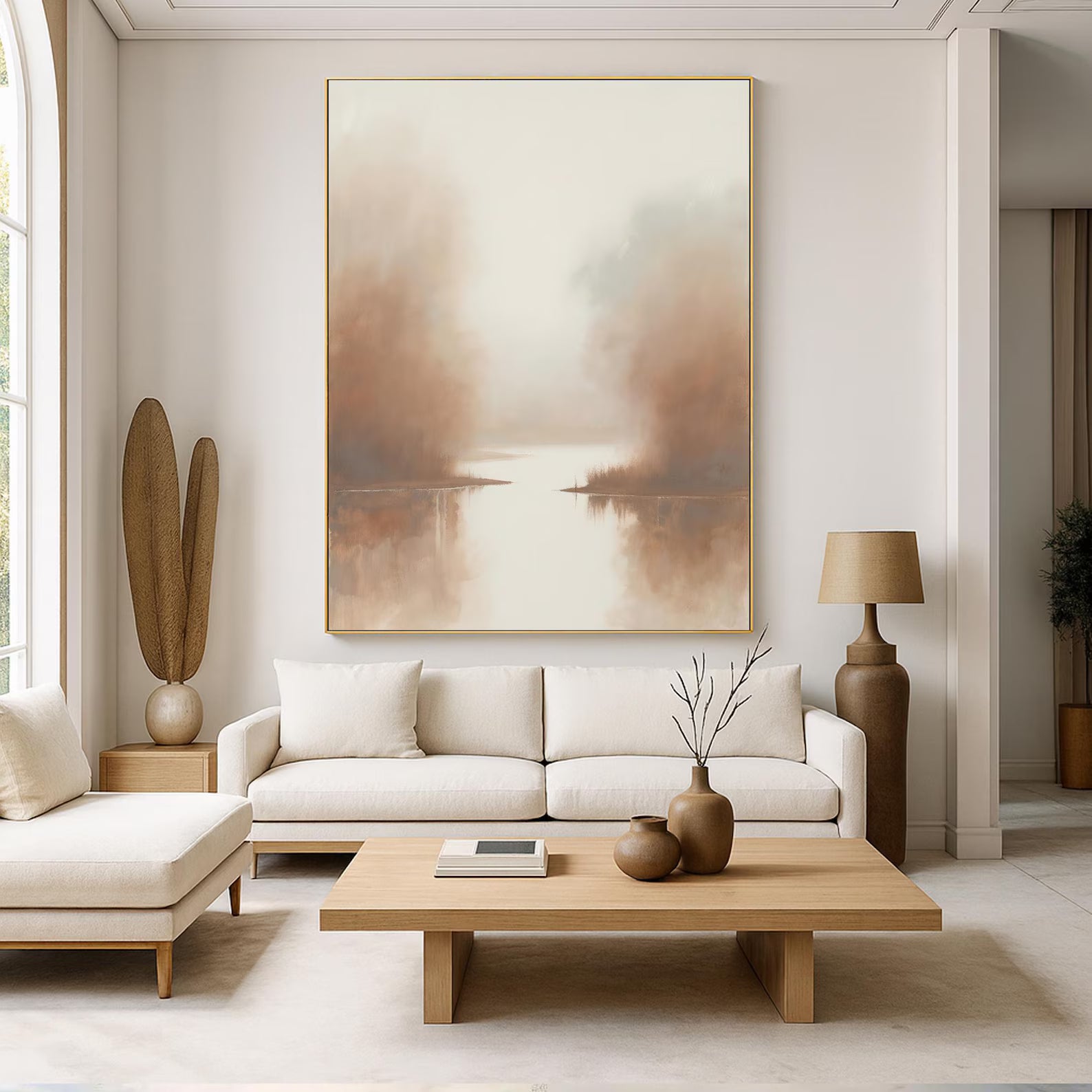 Textured Ethereal Waters | Warm Beige
