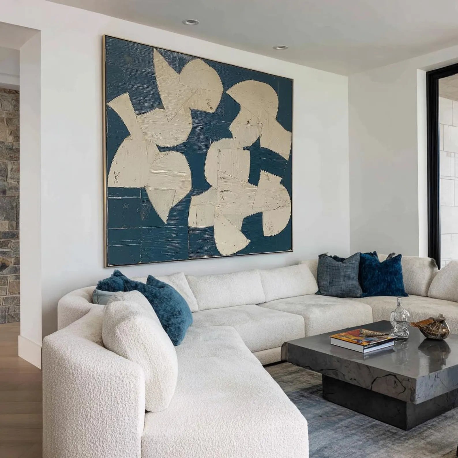 Textured Geometric Art | Modern Elegance