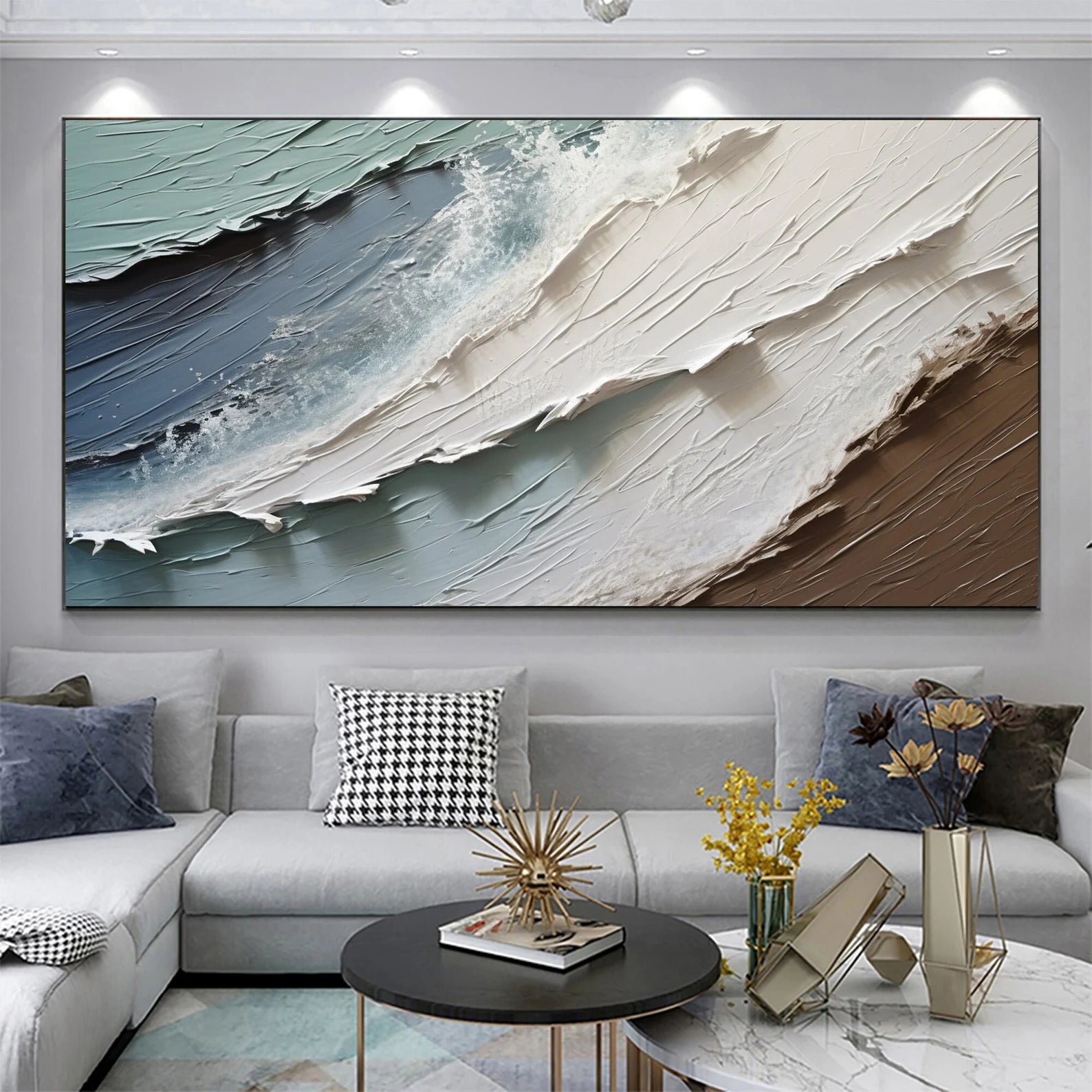 Textured Surf Opulence | Neutral Crest
