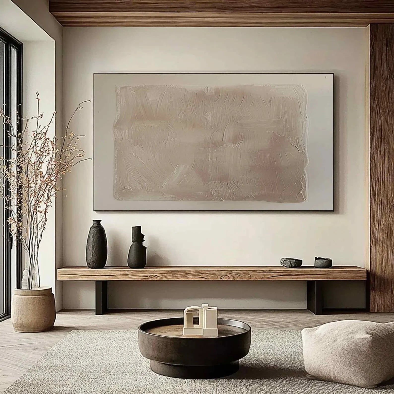 Textured Earthy-Tone Art | Understated Serenity