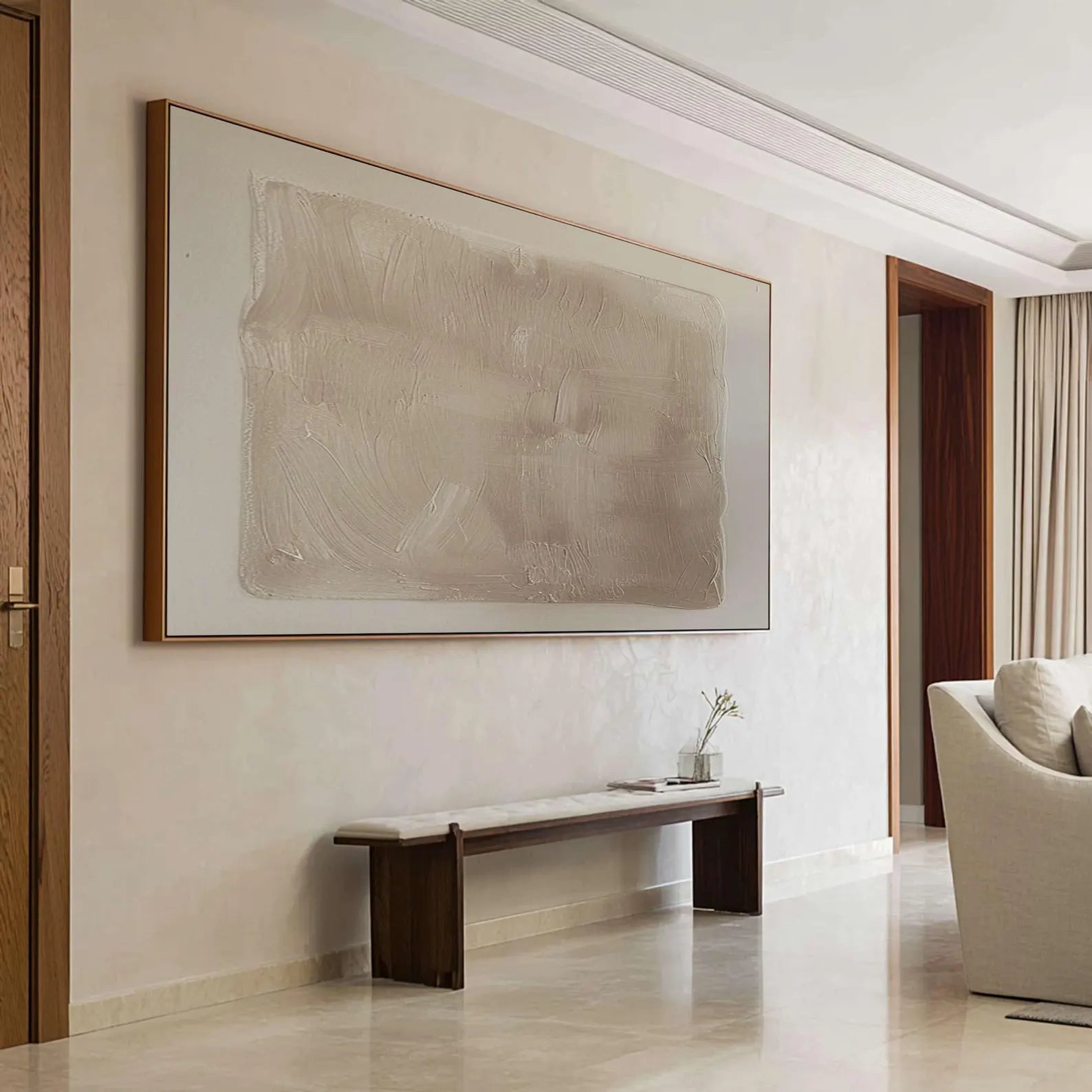 Textured Earthy-Tone Art | Understated Serenity