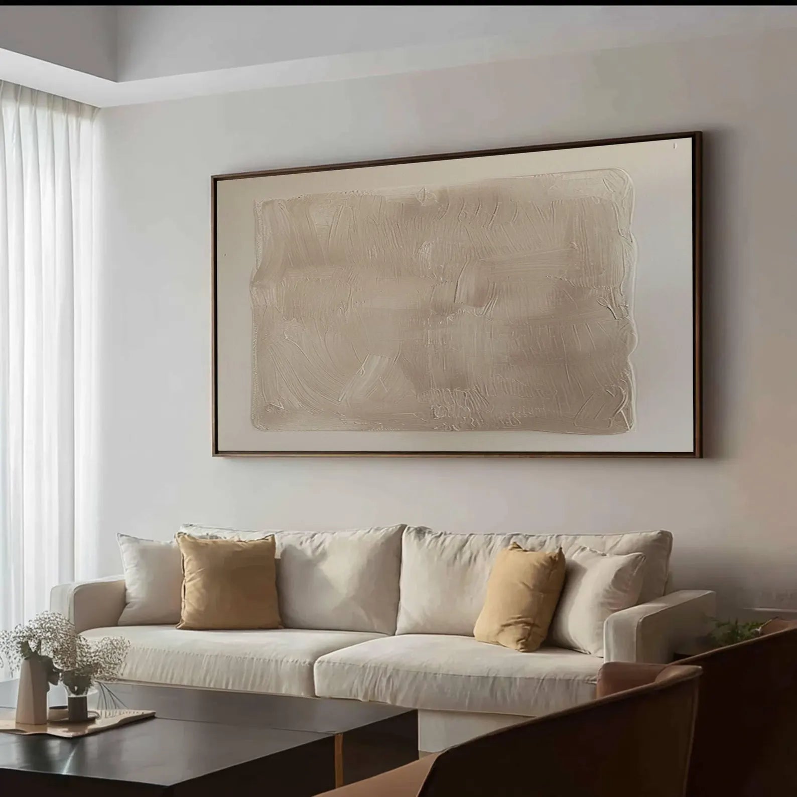 Textured Earthy-Tone Art | Understated Serenity