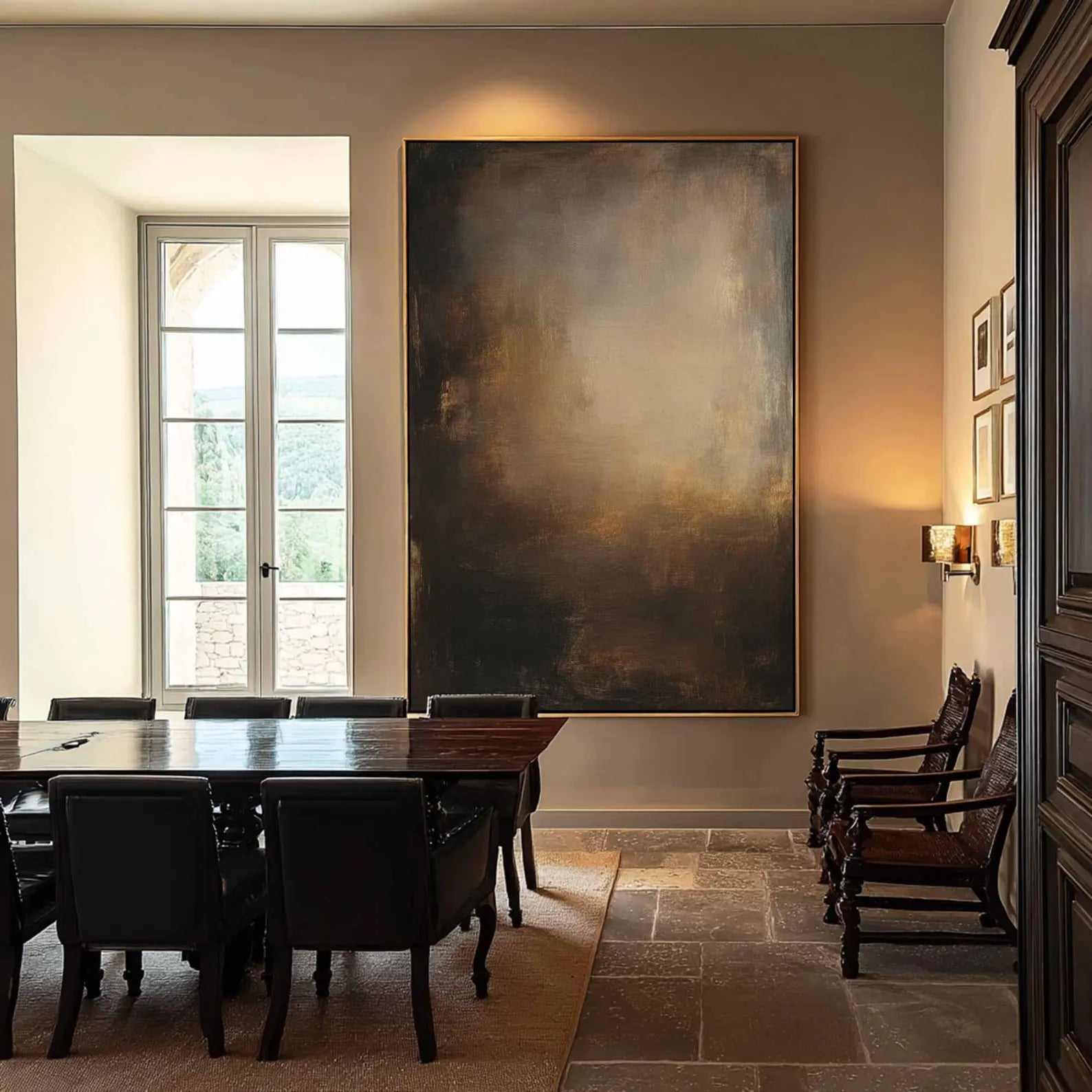 Abstract Luxe Art | Golden Calm
