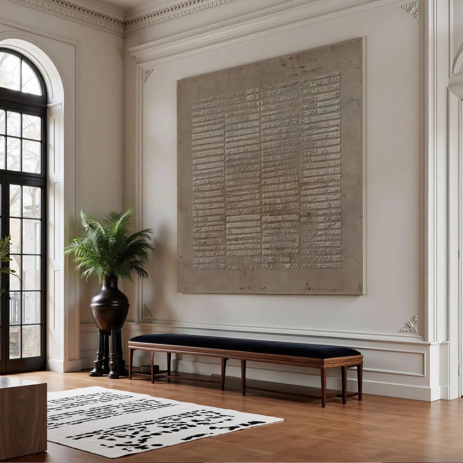 Textured Geometric Art | Understated Sophistication