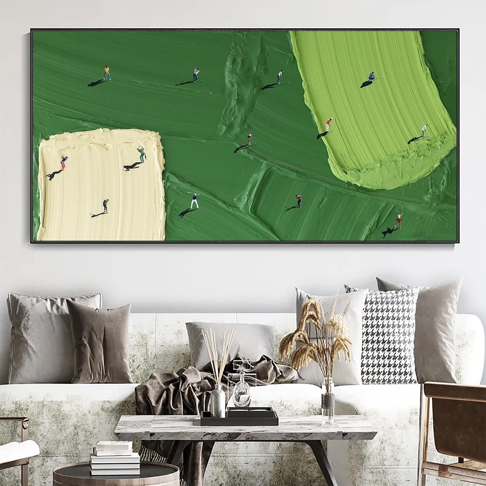 Textured Golf Opulence | Green Course