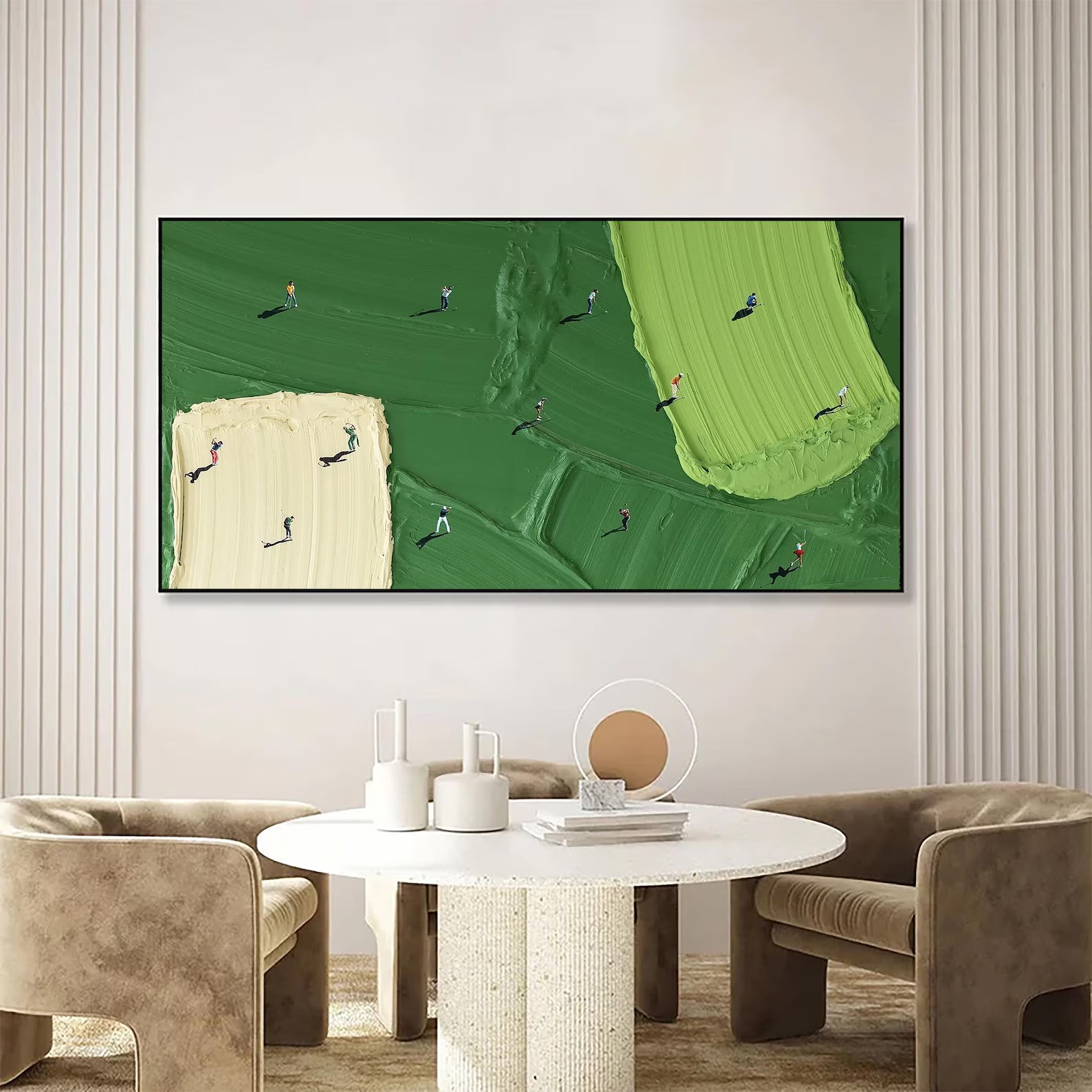 Textured Golf Opulence | Green Course