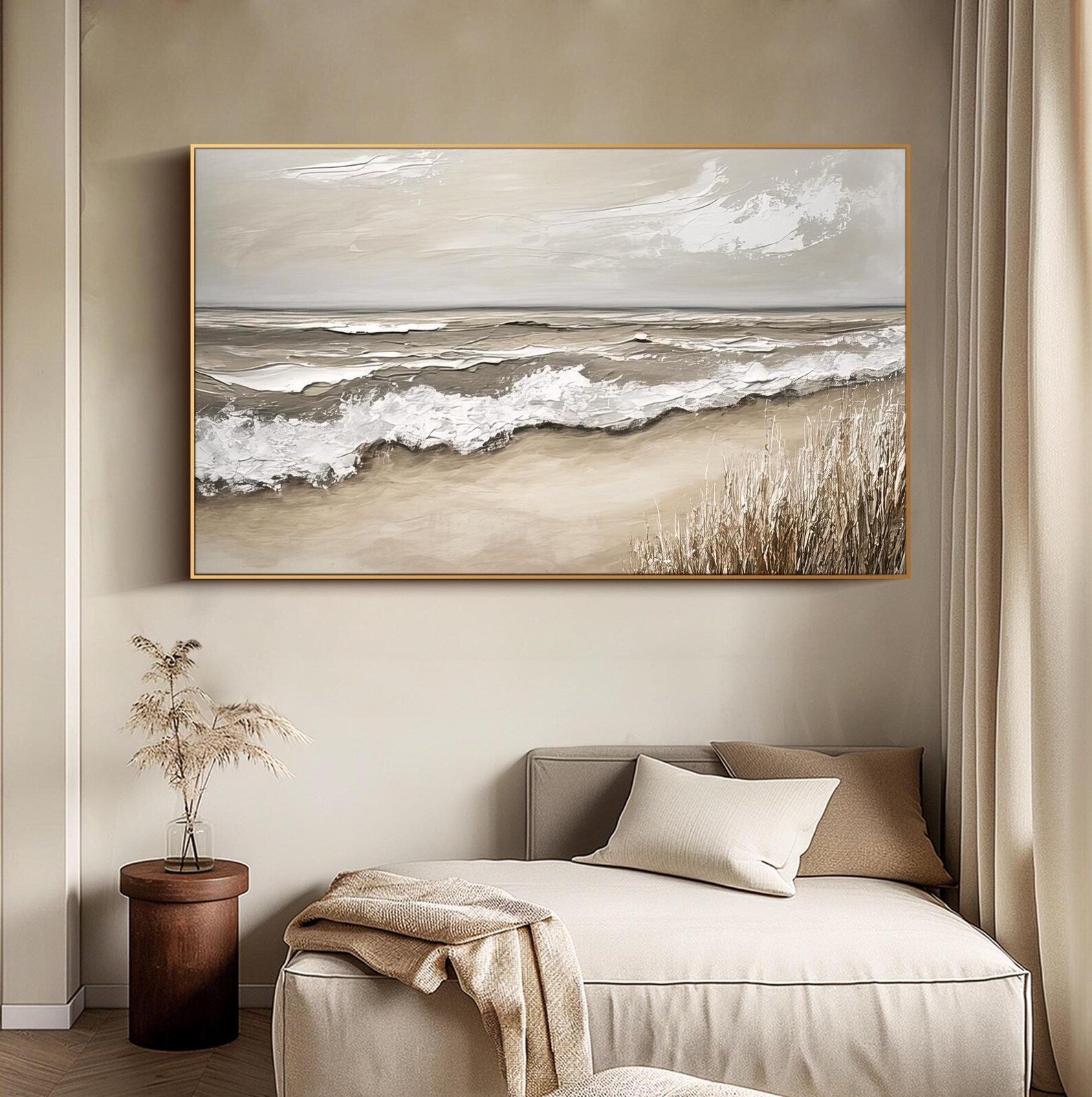 Textured Coastal Swell | Neutral Tones