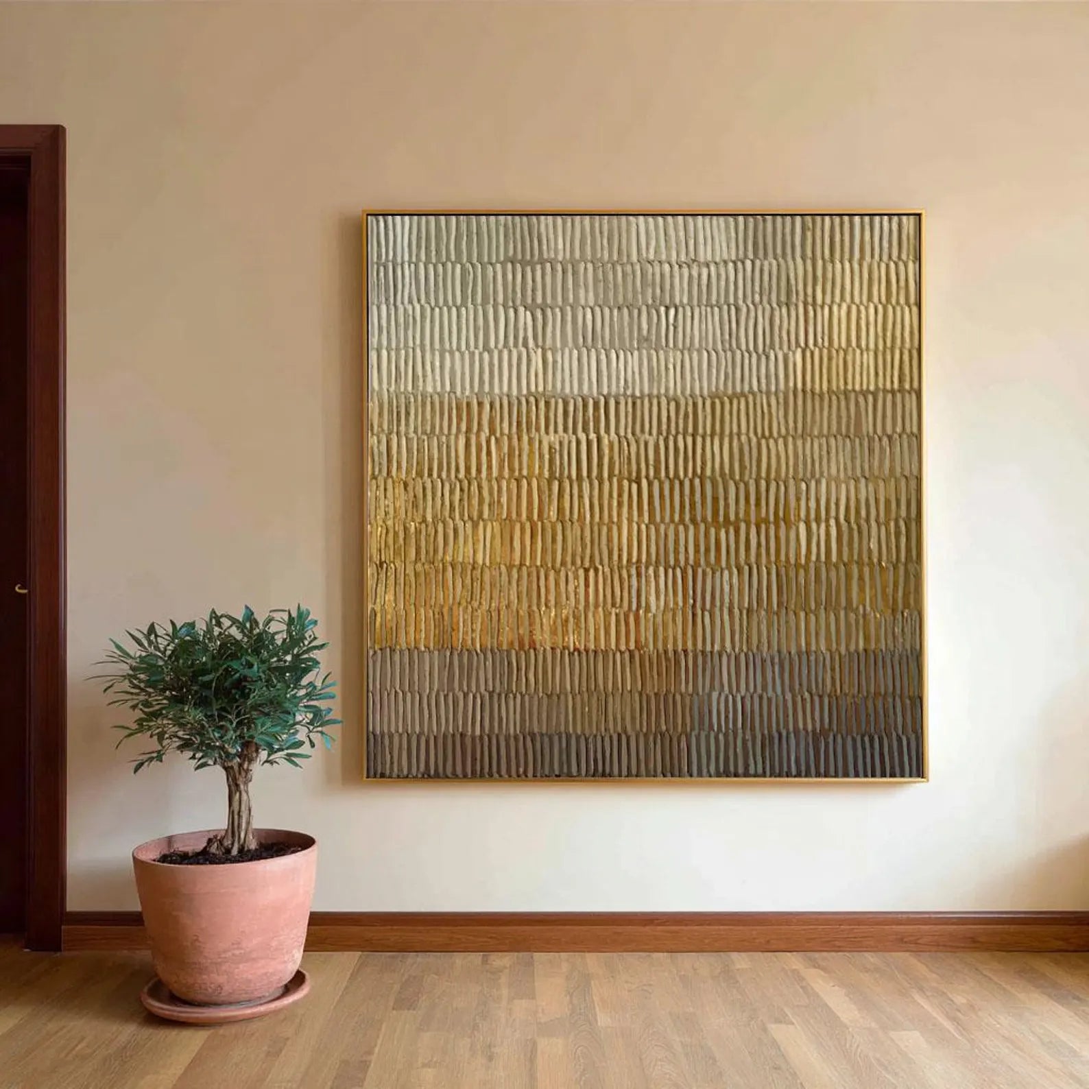 Textured Ombre Art | Sophisticated Calm