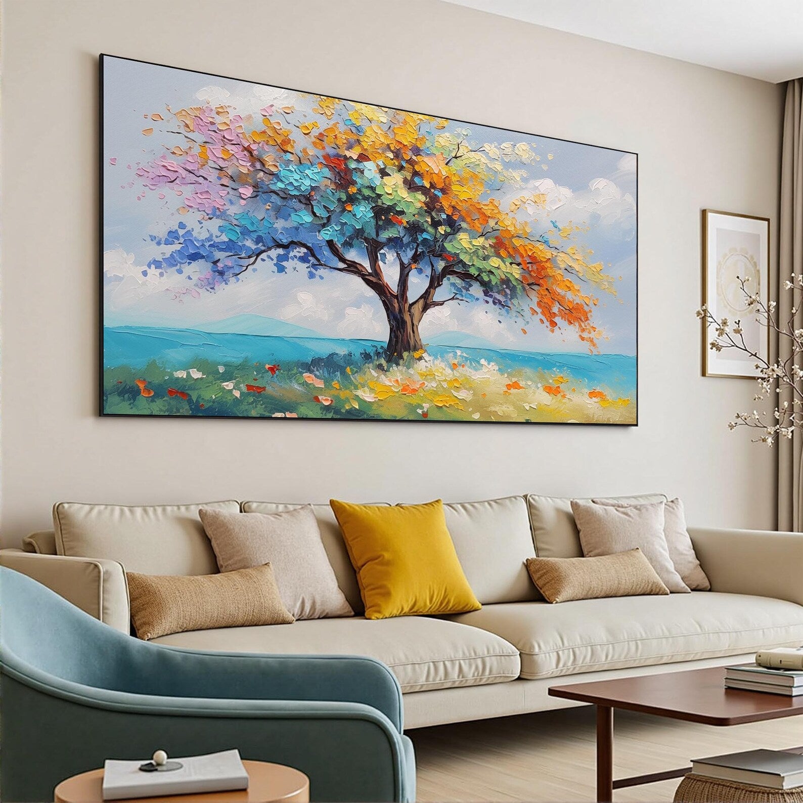 Textured Arbor Opulence | Multicolor Glade