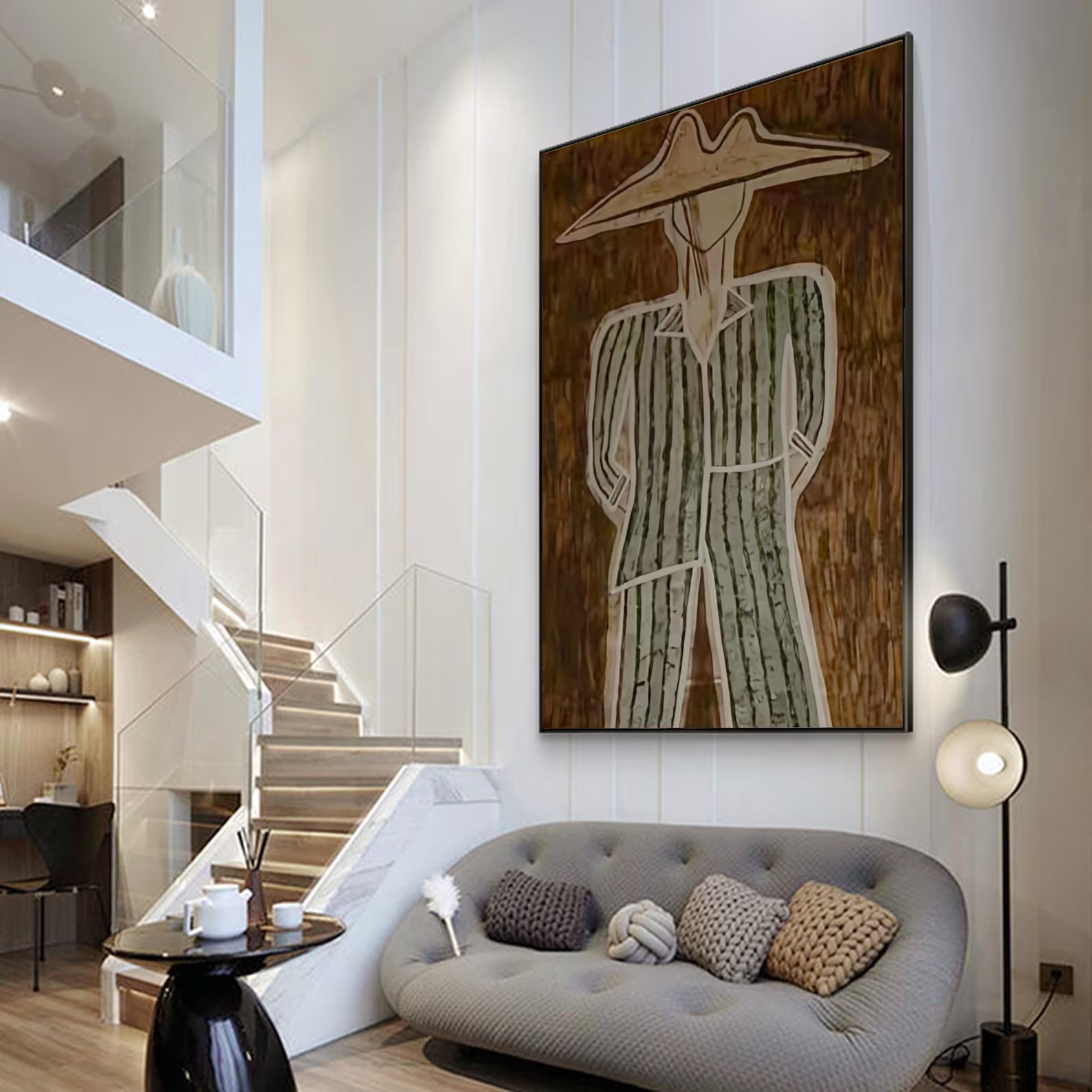 Stylized Figure Minimalism | Earthy Hues