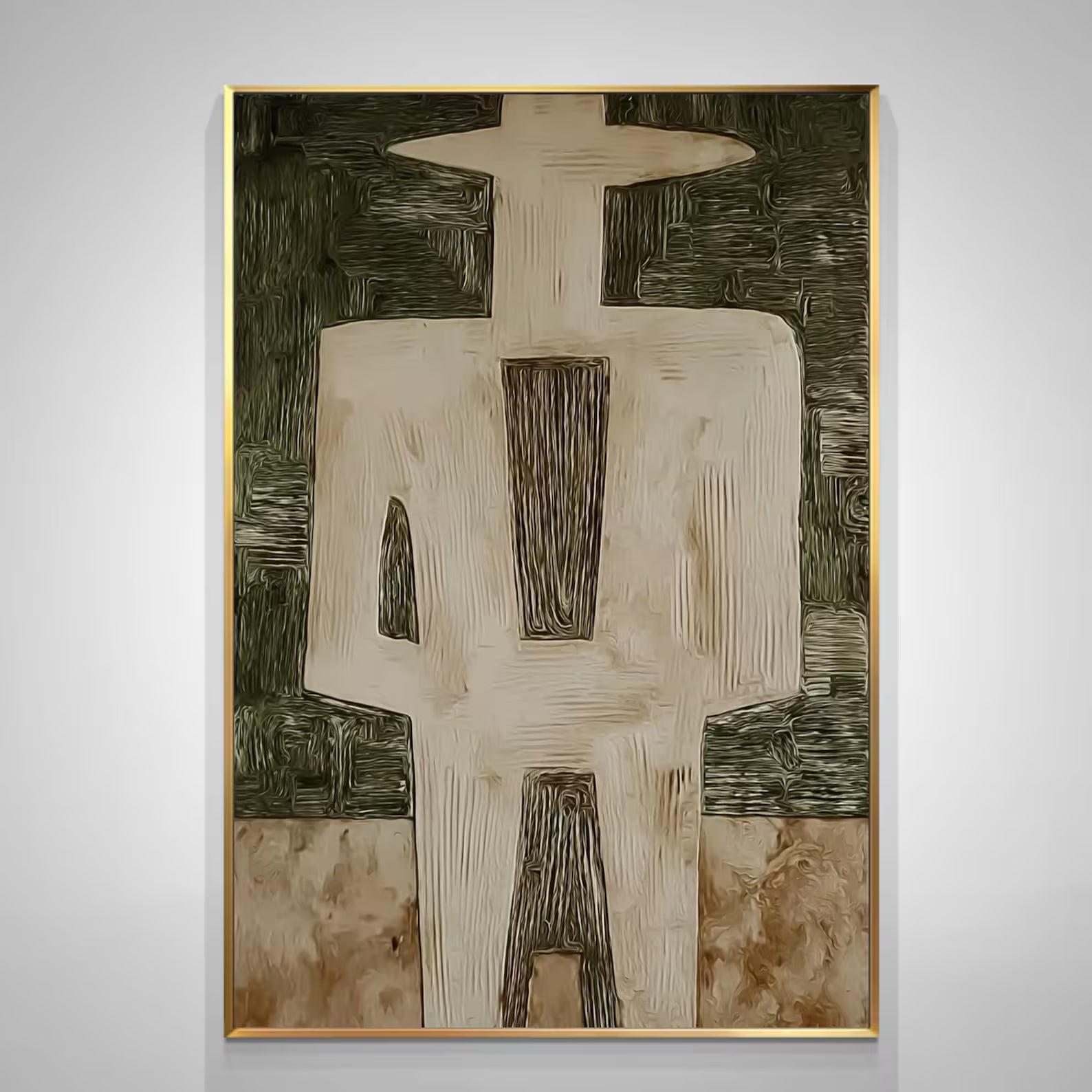 Textured Figure Minimalism | Earthy Shades