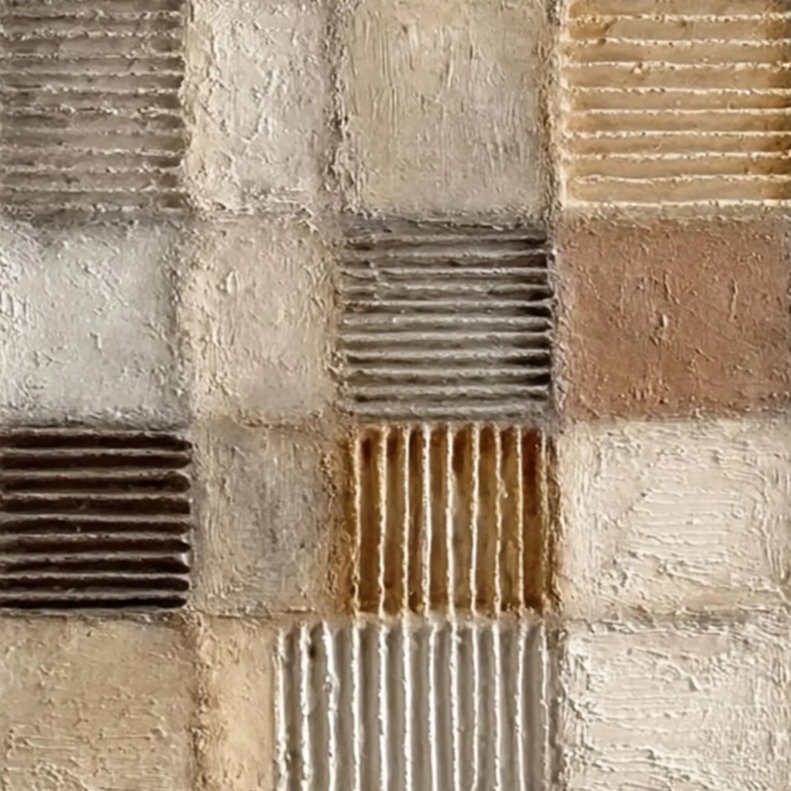 Textured Earth-Tone Composition | Sophisticated Calm