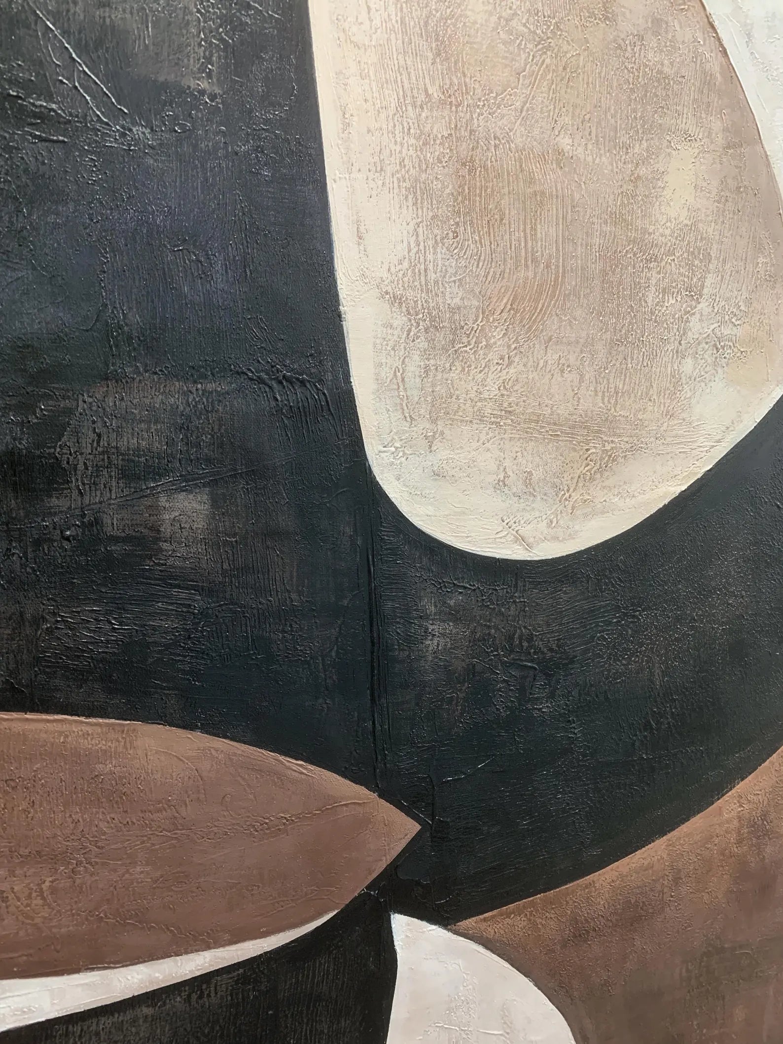 Textured Fluid Geometric Art | Elegant Poise