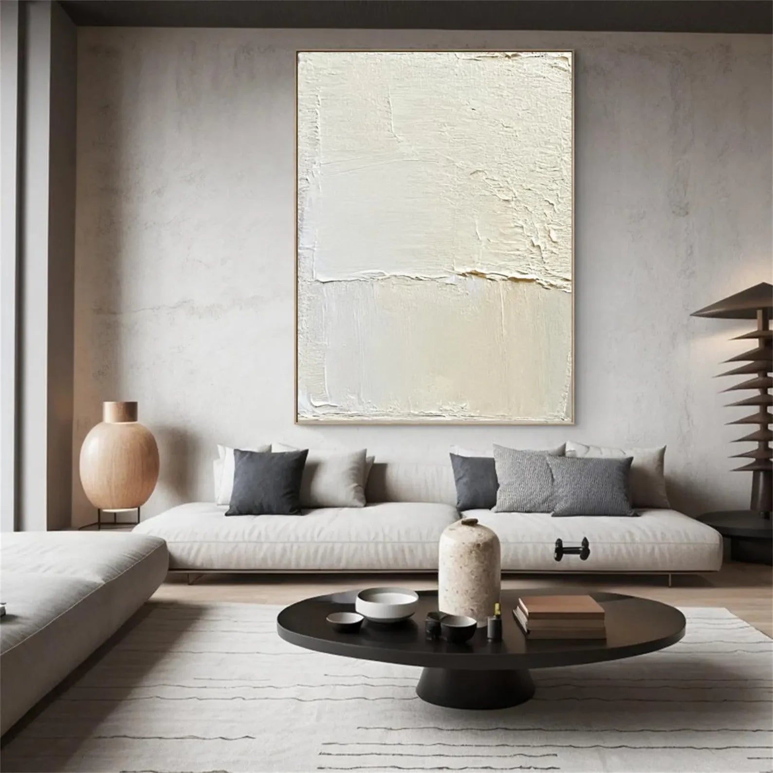 Textured Minimalist Elegance | Cream Hues