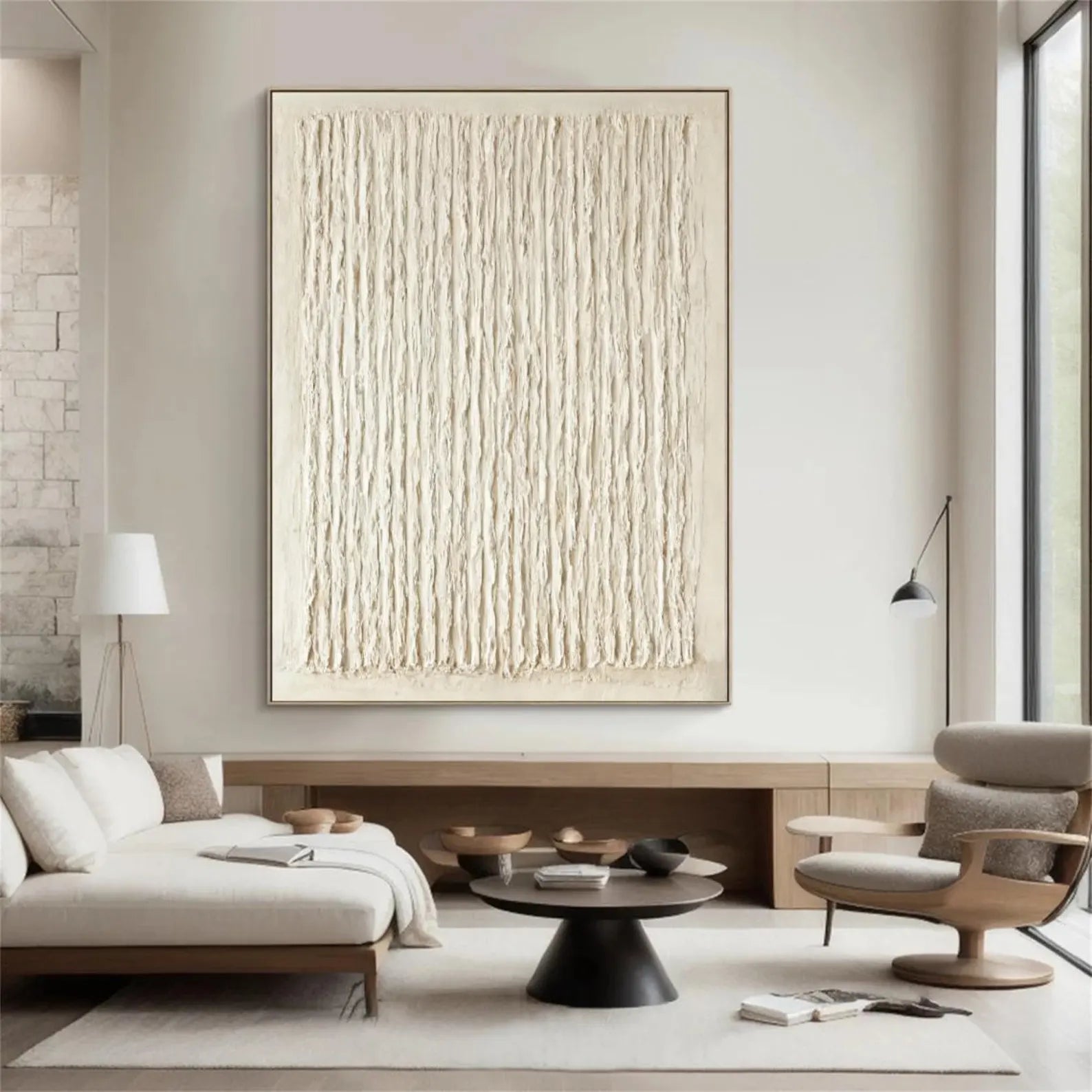 Textured Linear Art | Calm Grace