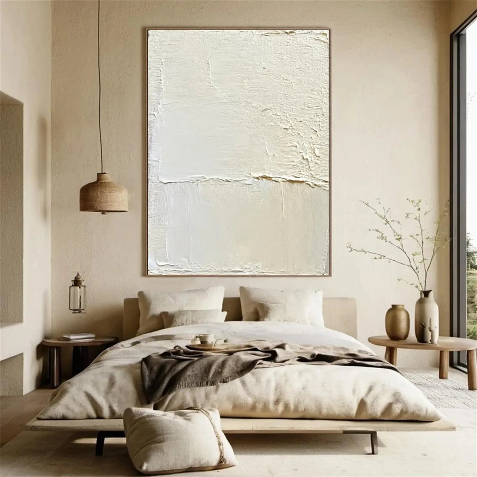 Textured Minimalist Elegance | Cream Hues