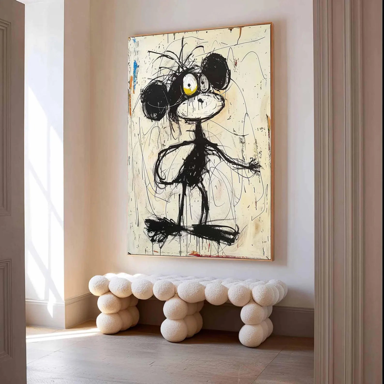 Textured Cartoon Style Abstract | Artistic Luxe