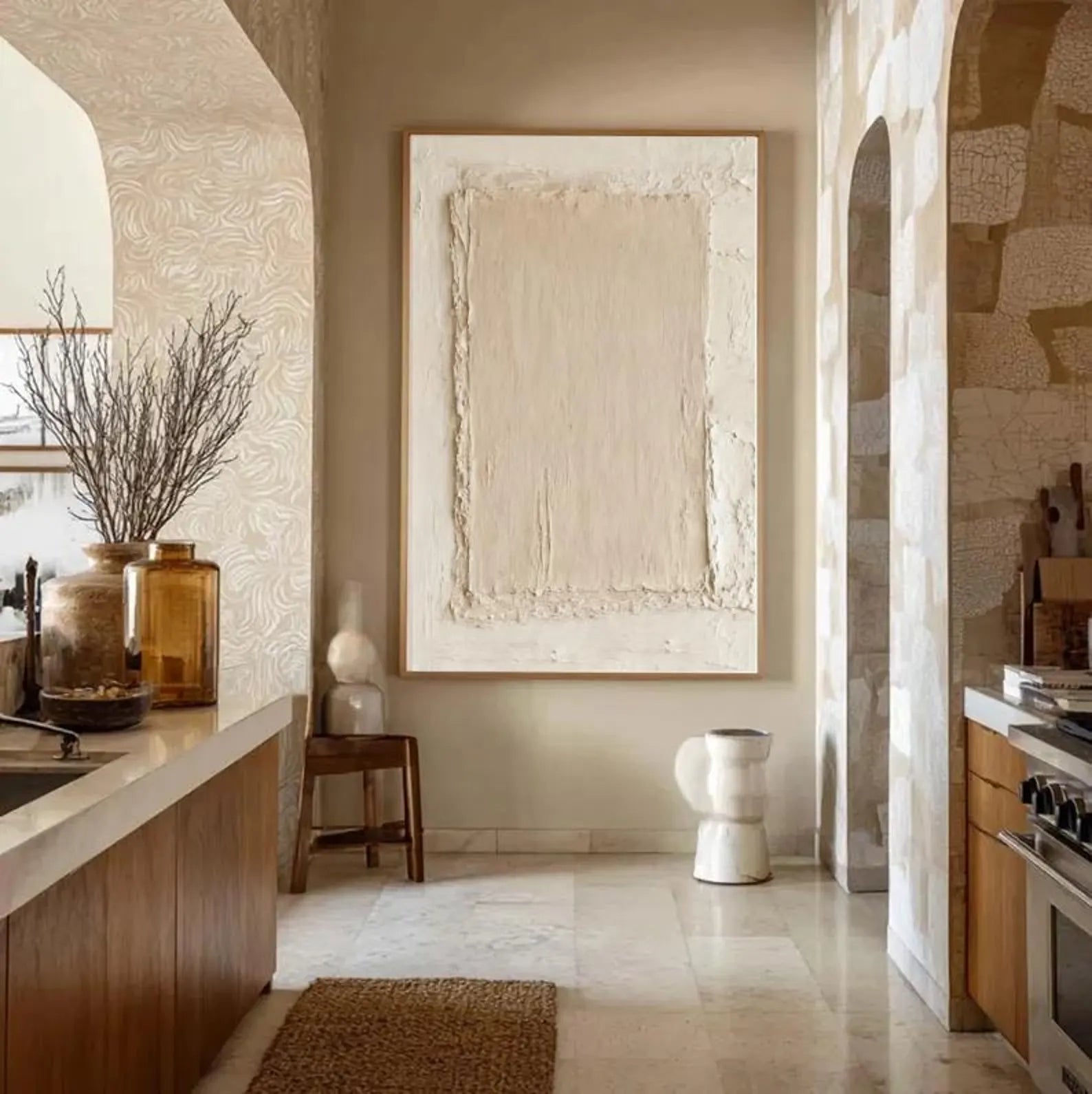 Textured Neutral Art | Tranquil Elegance