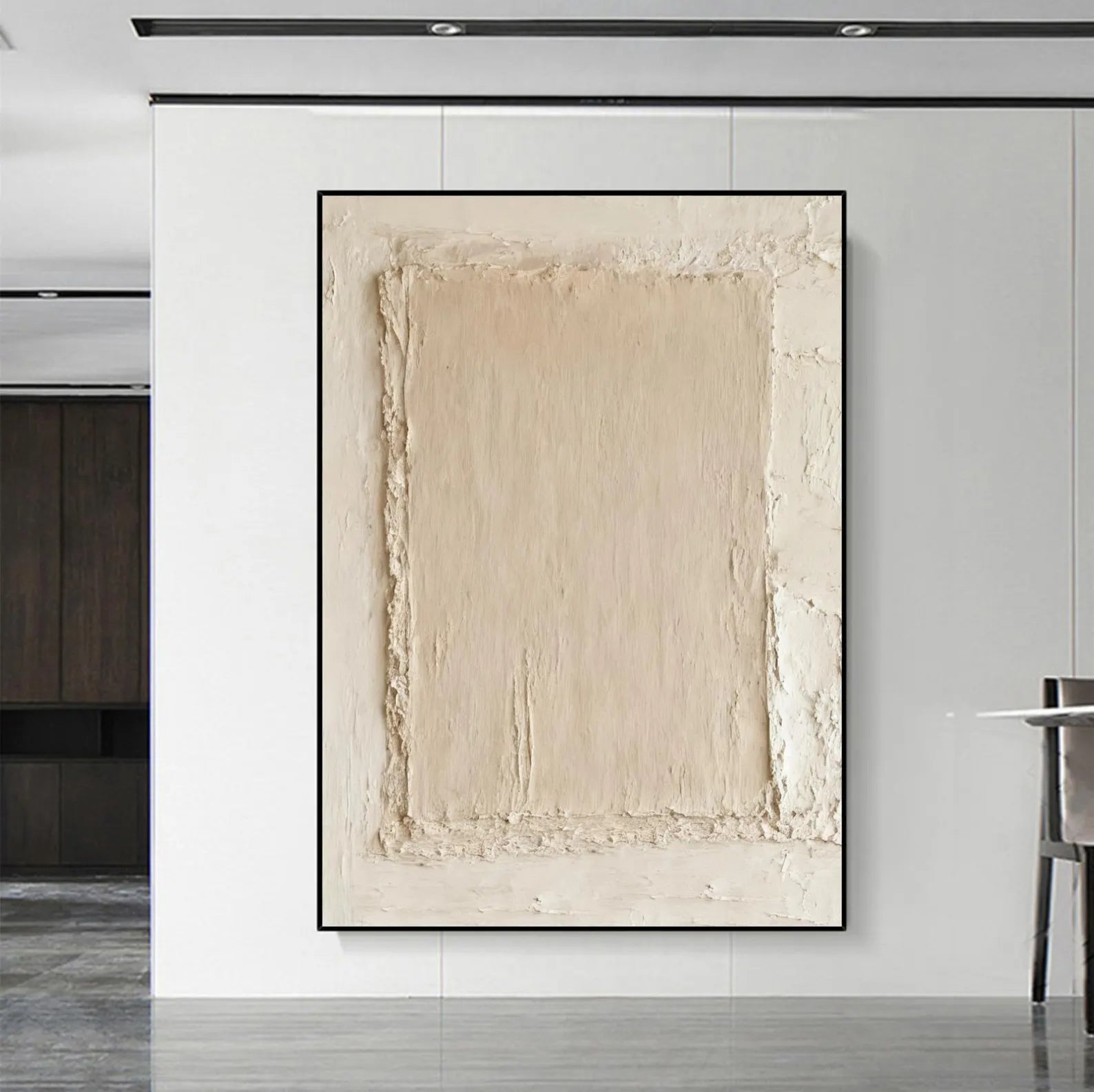 Textured Neutral Art | Tranquil Elegance