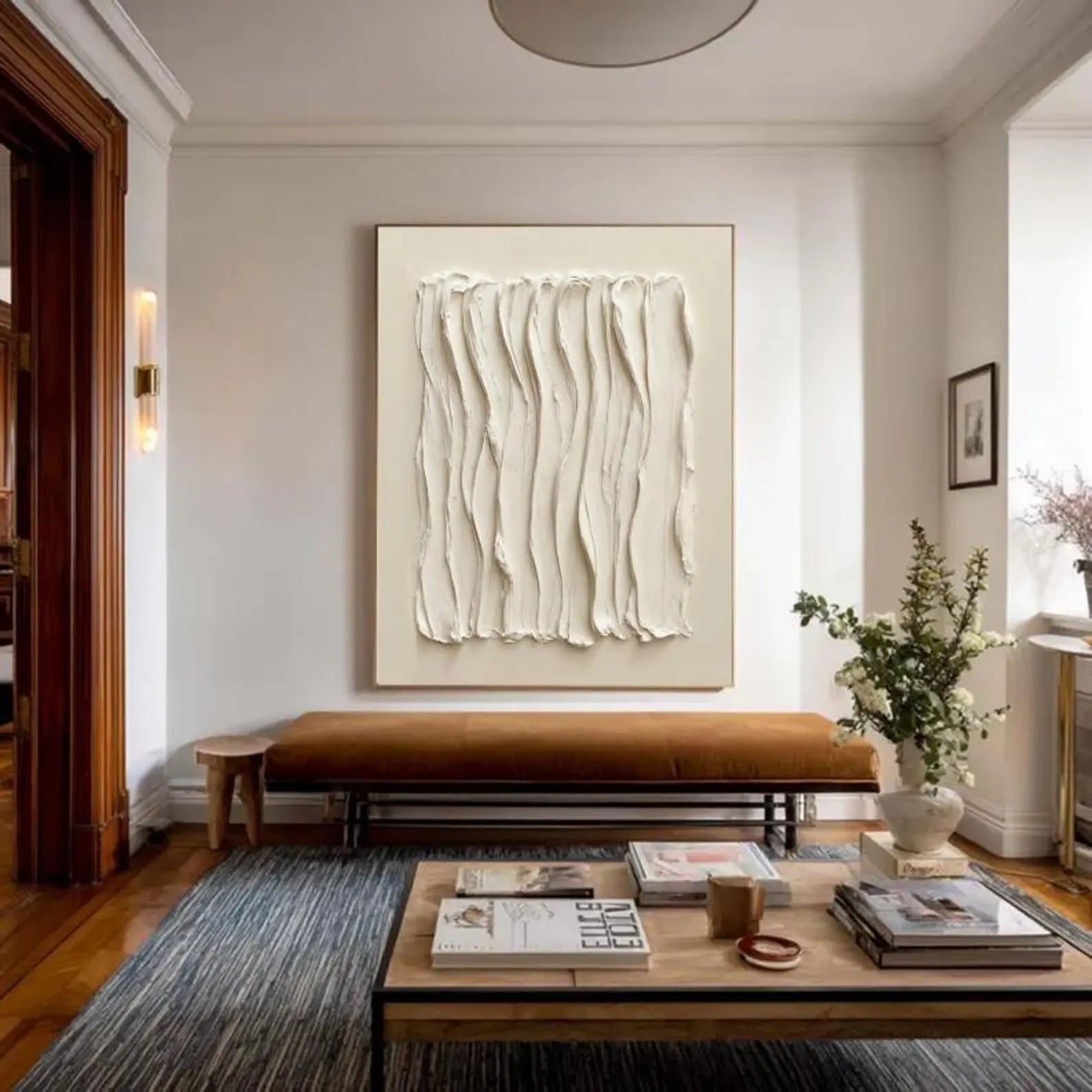 Textured Fluid Art | Understated Elegance