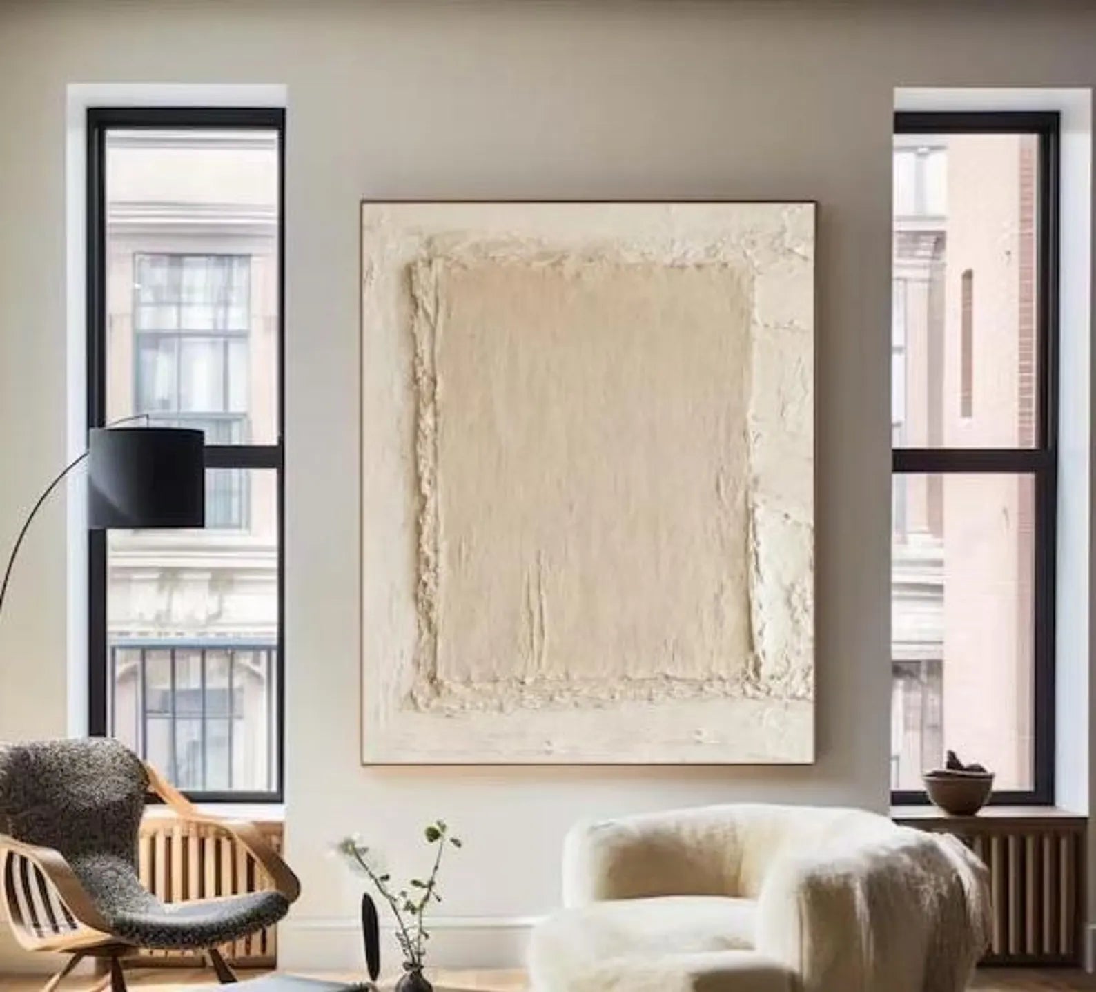 Textured Neutral Art | Tranquil Elegance