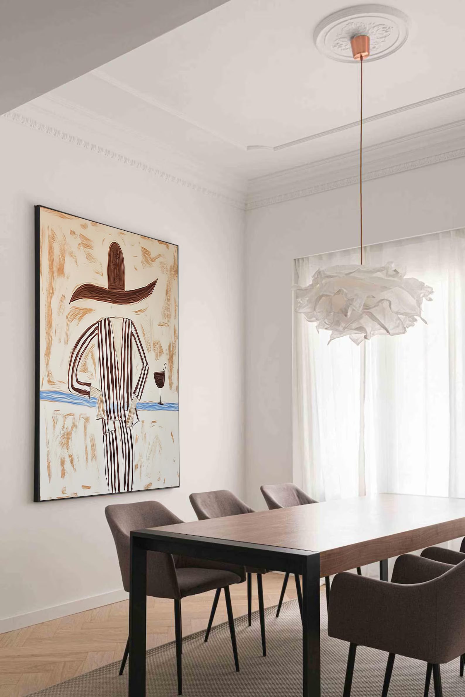 Stylized Figure Chic | Striped Attire