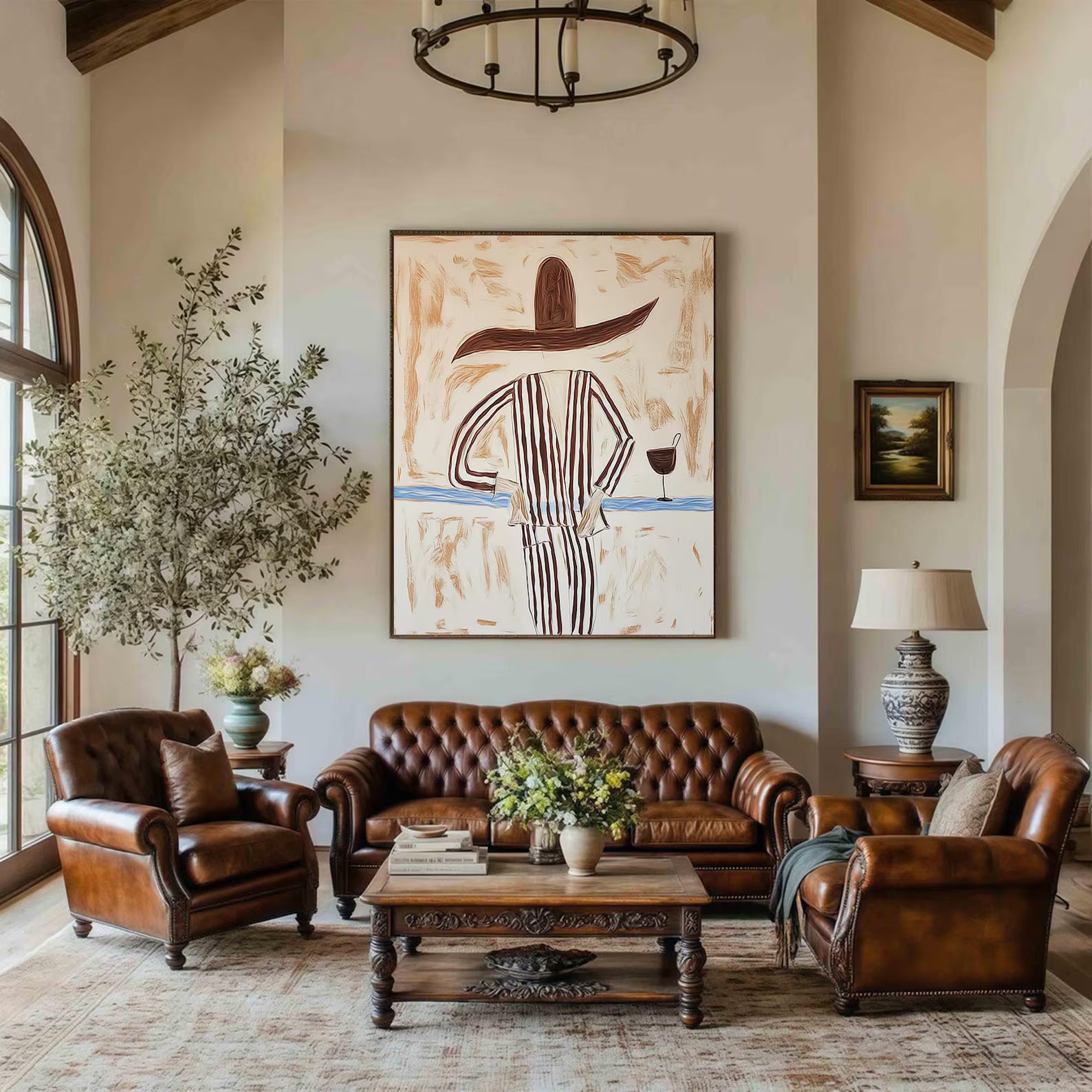 Stylized Figure Chic | Striped Attire