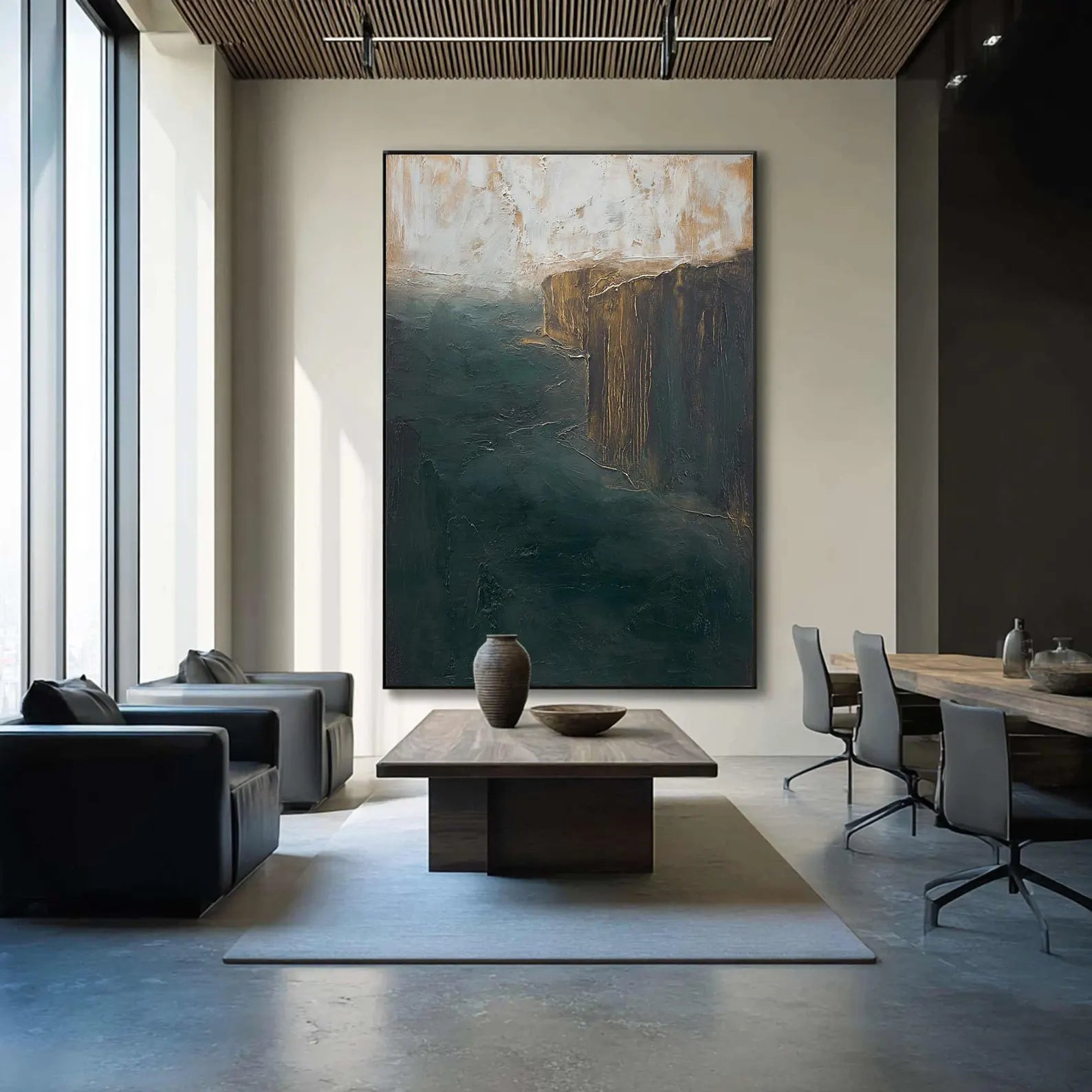 Abstract Cliff Art | Ocean Depth