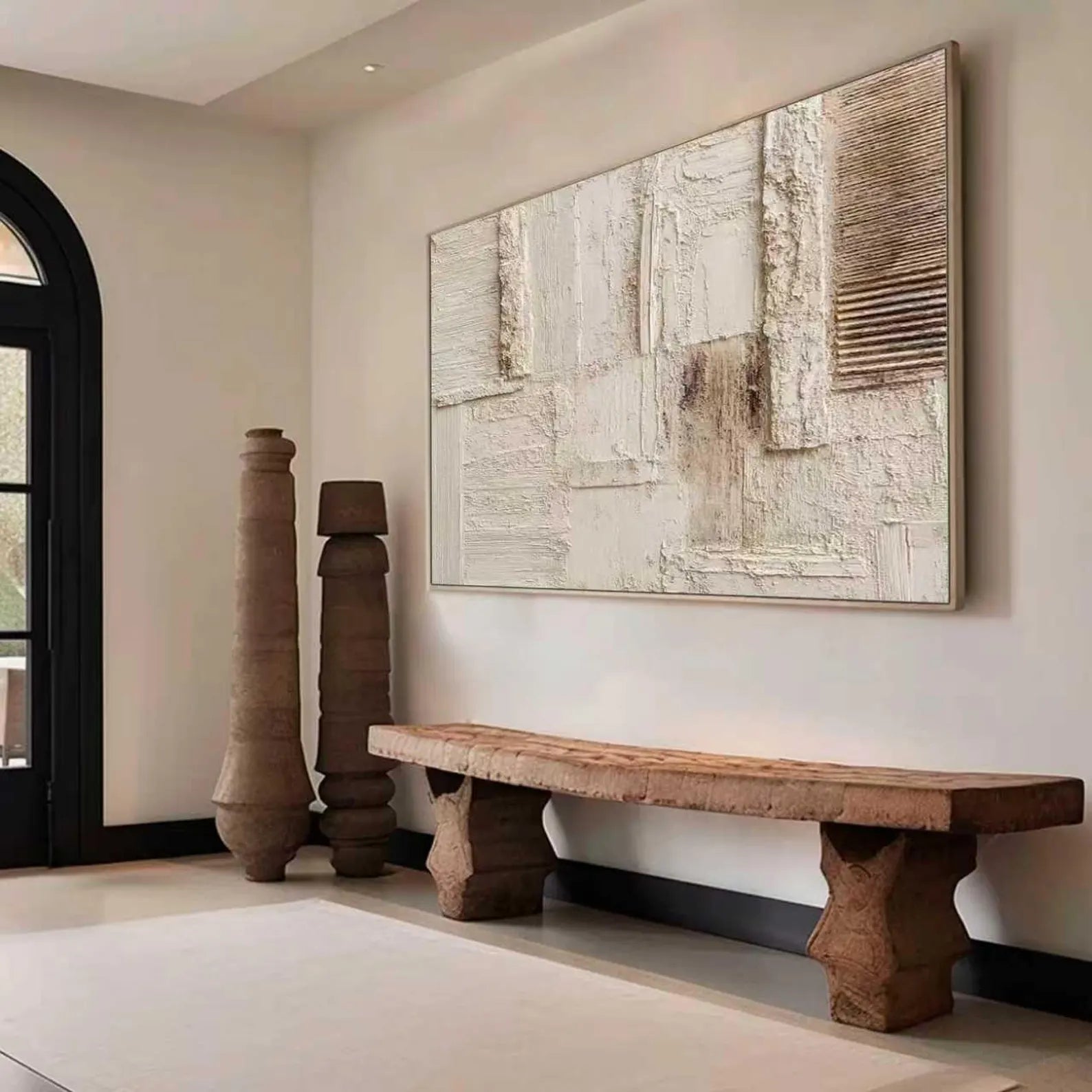 Warm-Tone Textured Art | Sophisticated Calm