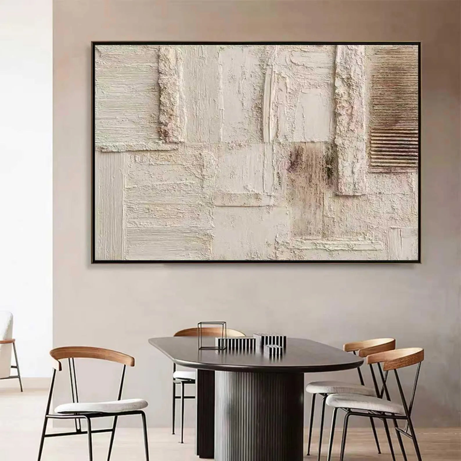 Warm-Tone Textured Art | Sophisticated Calm