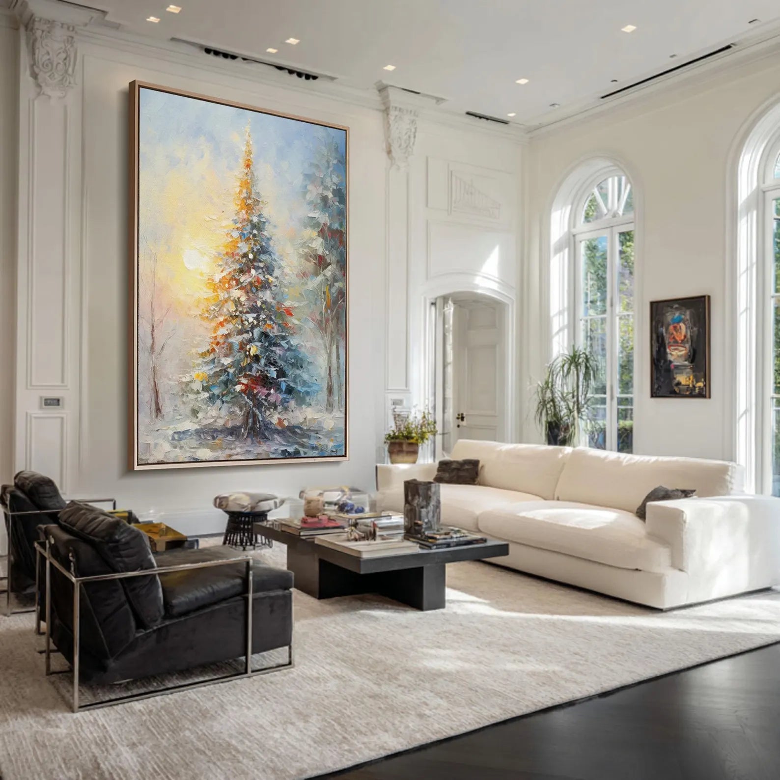 Textured Pine Opulence | Sunset Frost