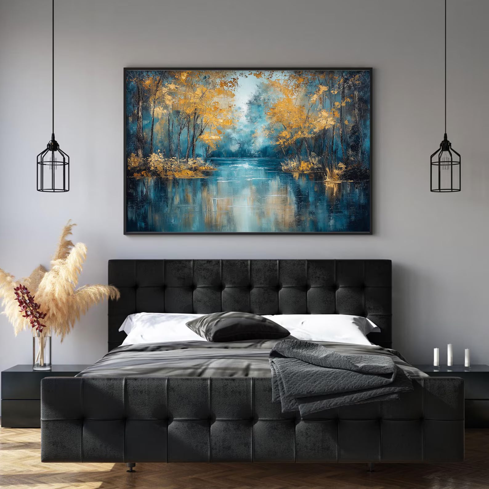 Textured Woodland Glow | Golden Foliage