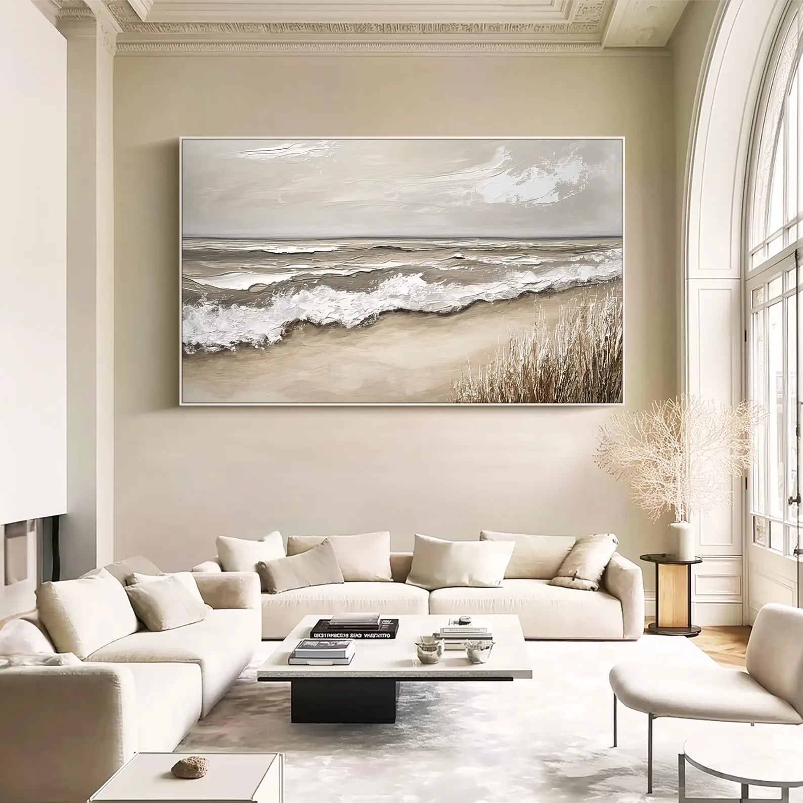 Textured Coastal Swell | Neutral Tones